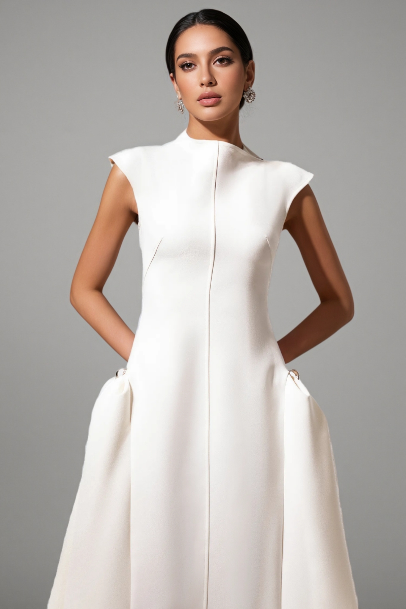 Paulina Choker Sleeveless Maxi Dress