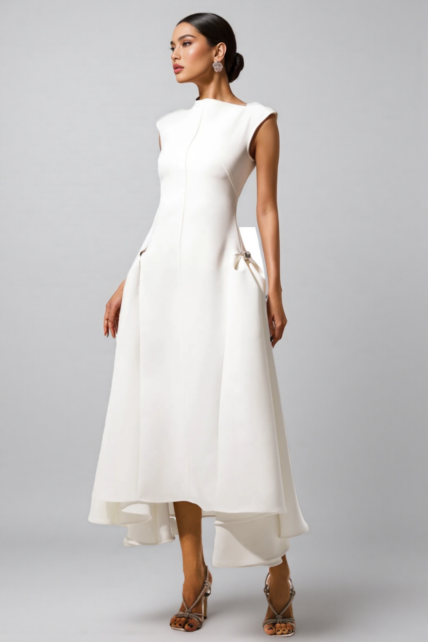 Paulina Choker Sleeveless Maxi Dress