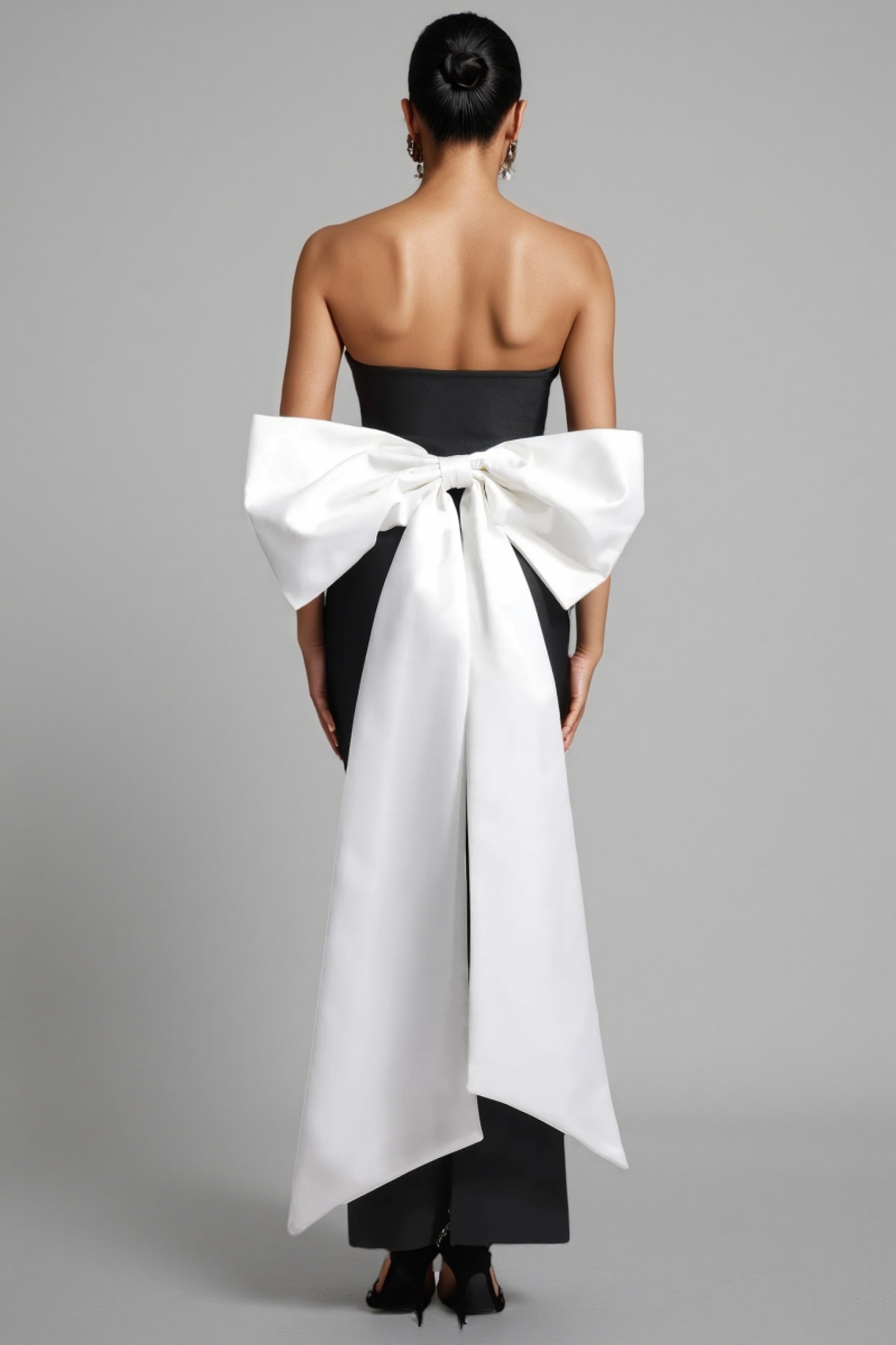 Nerylk Sleeveless Bow Bandage Maxi Dress