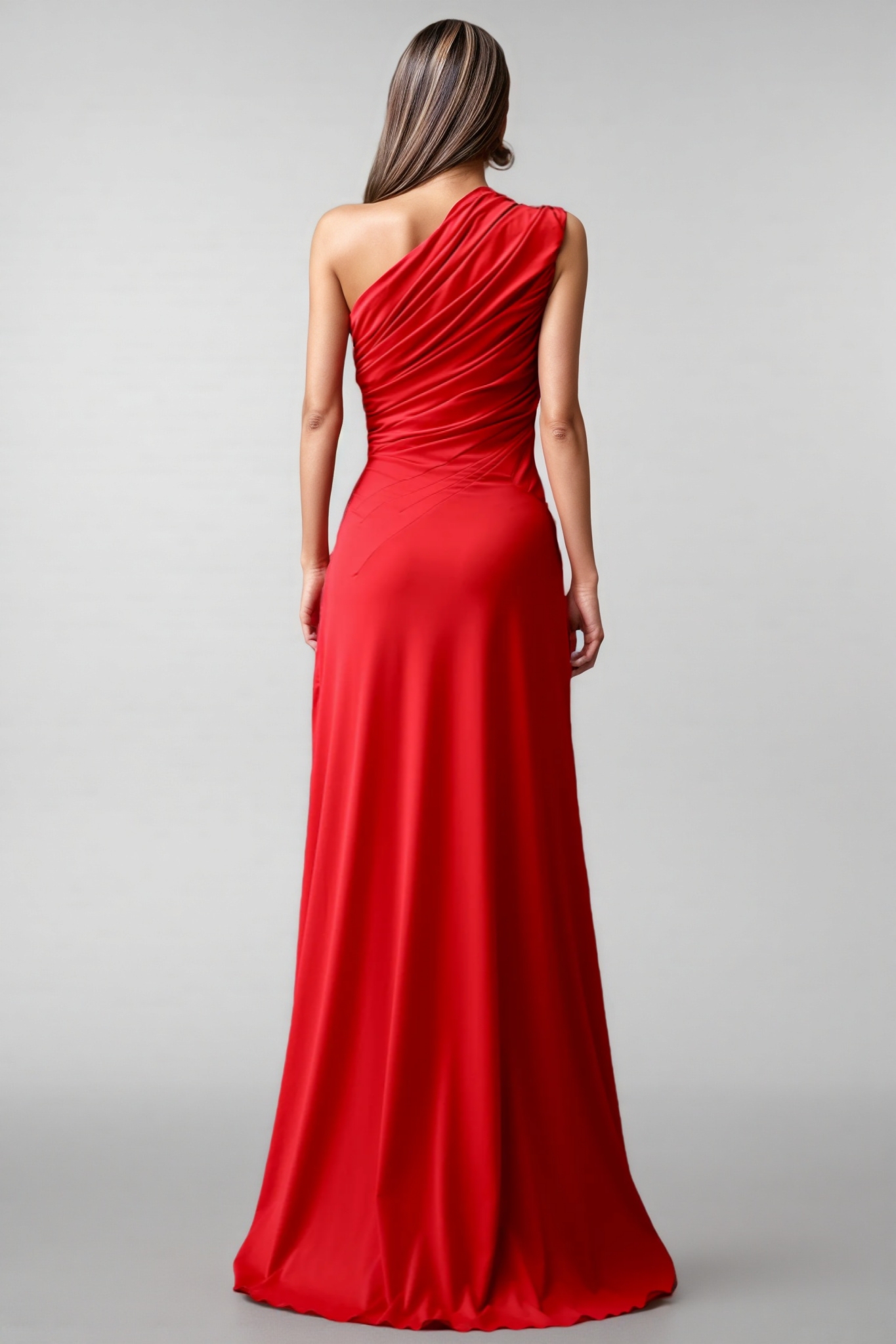 Qexara High Slit Hollowed-out Maxi Dress