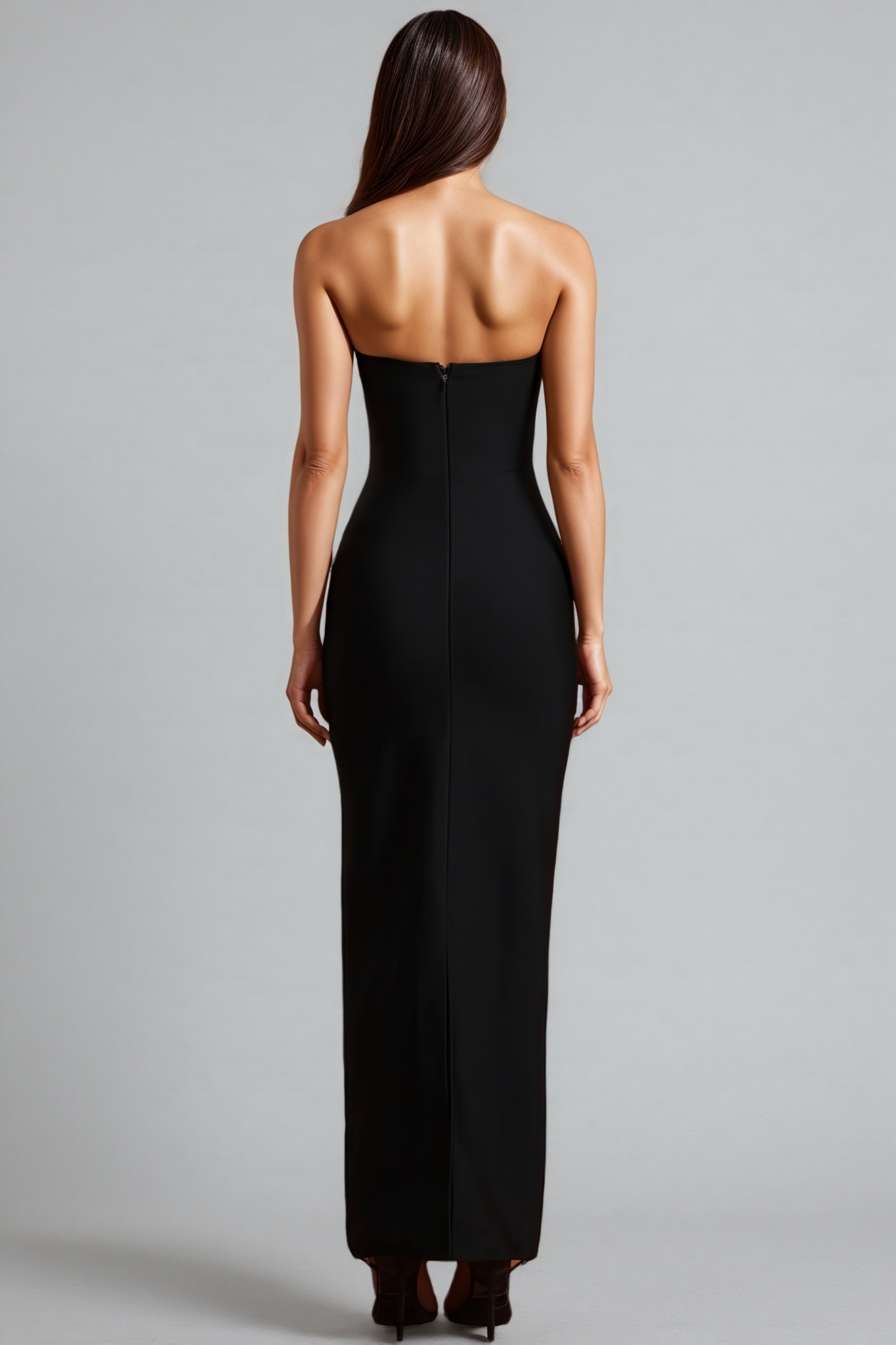 Ena Sleeveless Diamond Bandage Midi Dress