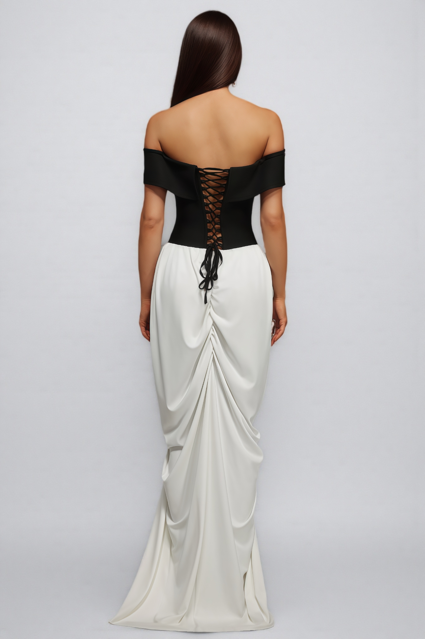 Dalida Sleeveless Wrinkles Bandage Maxi Dress