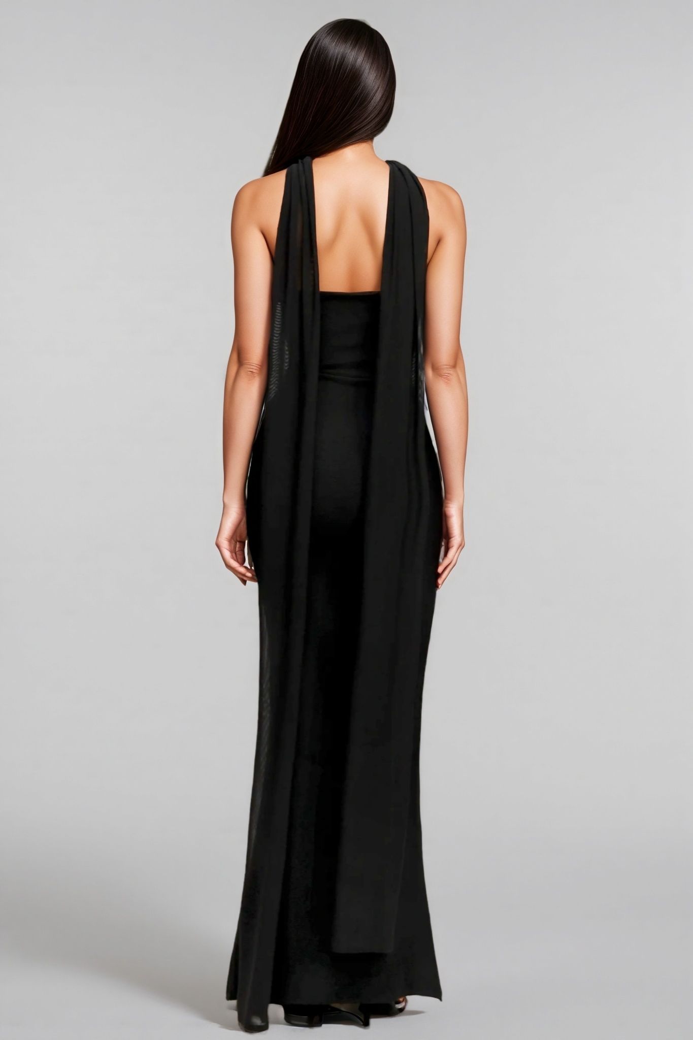 Pravk Strapless Diamond-Embellished Maxi Dress