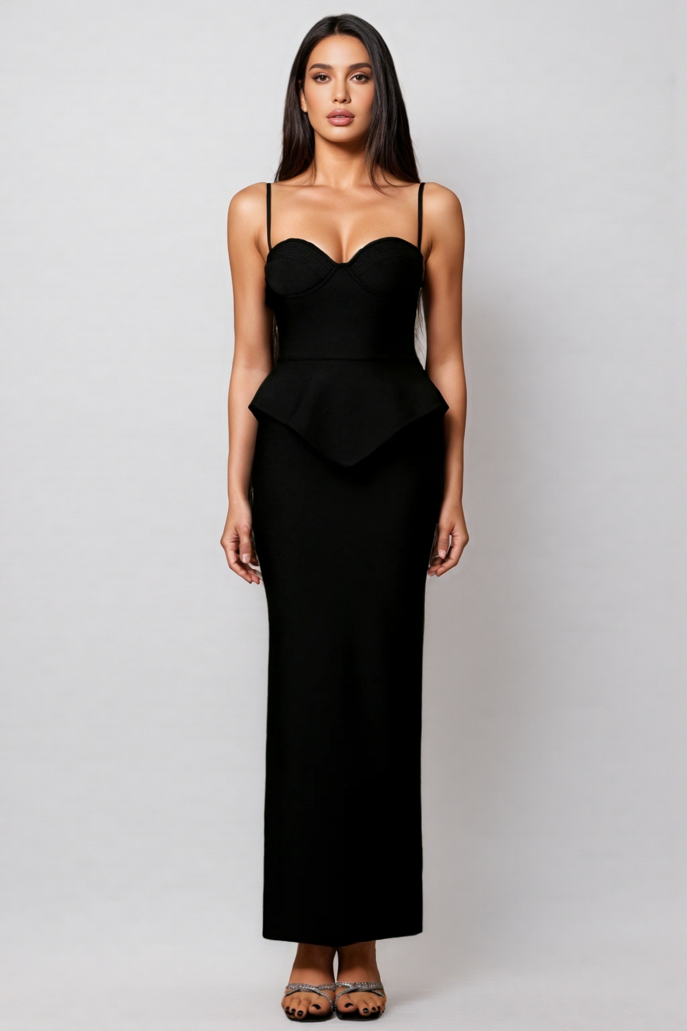 Olapa Sleeveless Bandage Maxi Dress