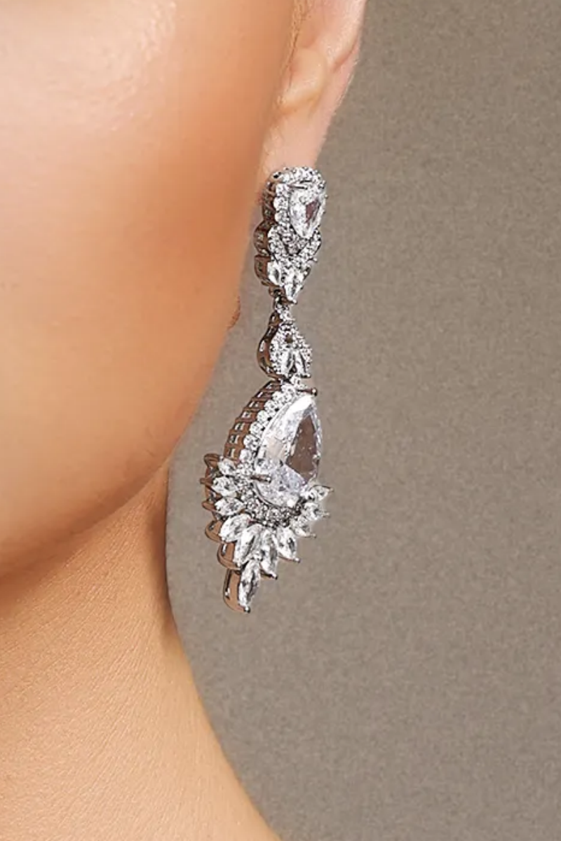 Maritza Diamond Geometry Earrings