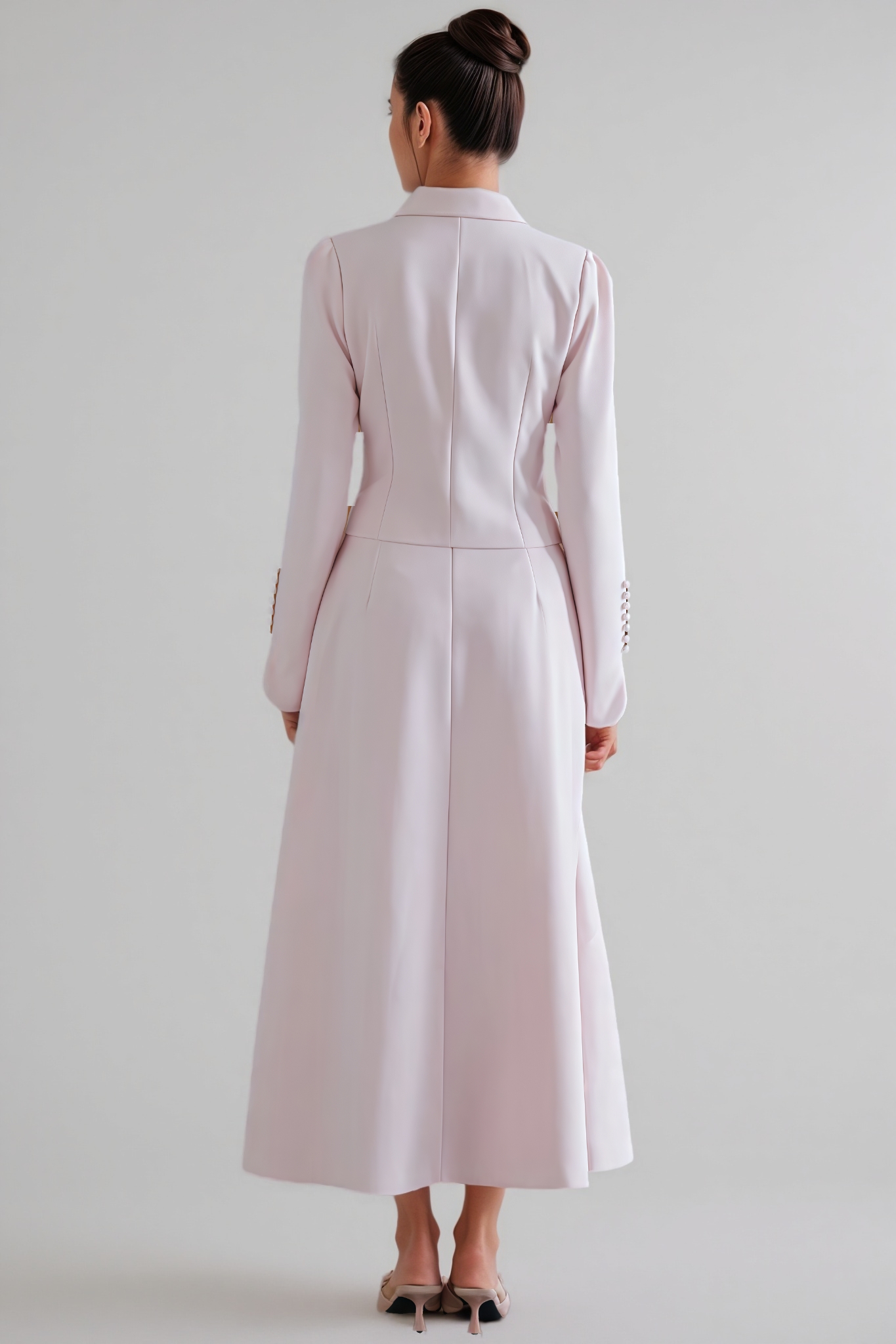 Arrietty Pink Jacket Maxi Dress Set