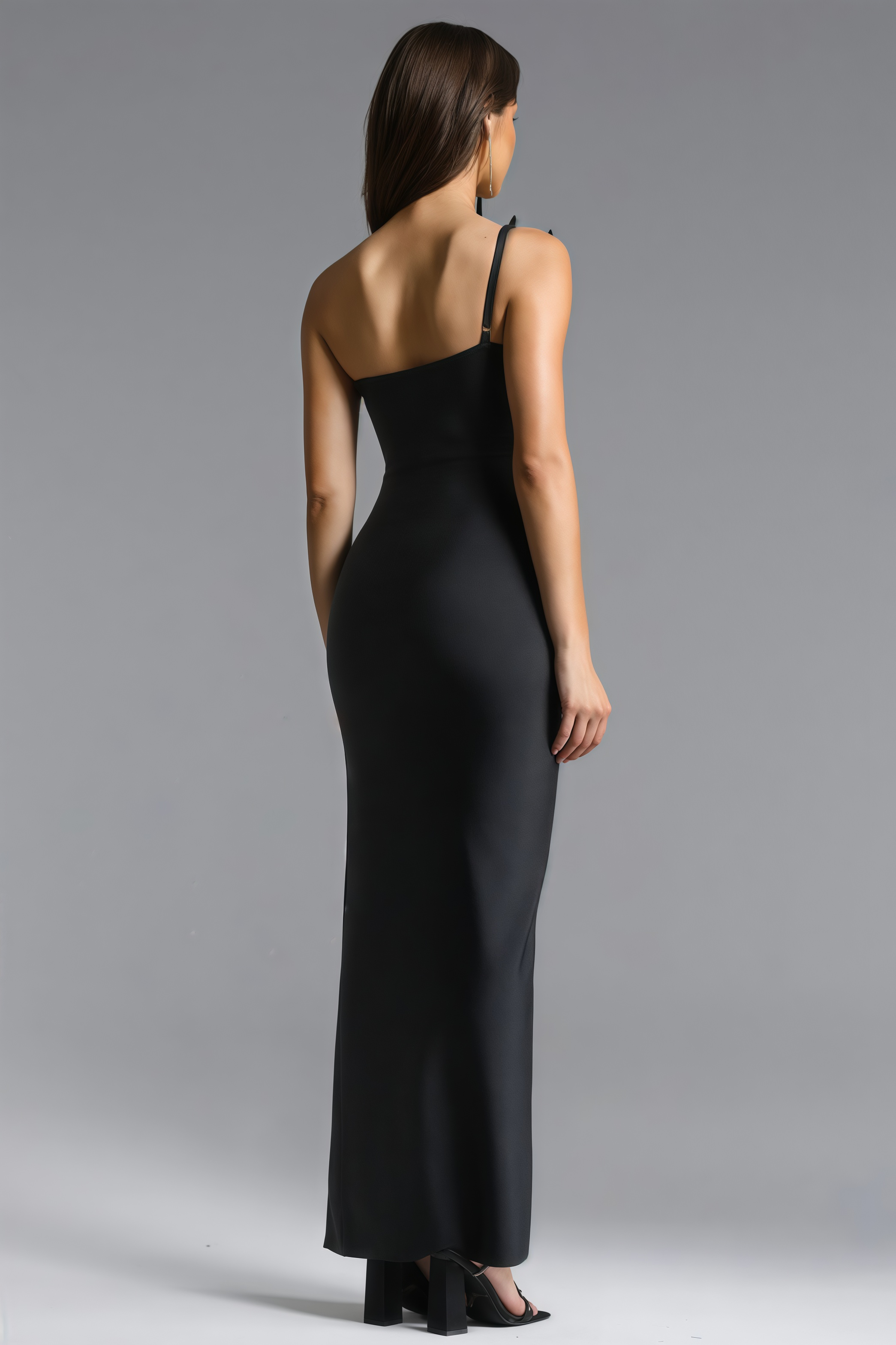 Calren Rhinestone Embellished Bandage Maxi Dress