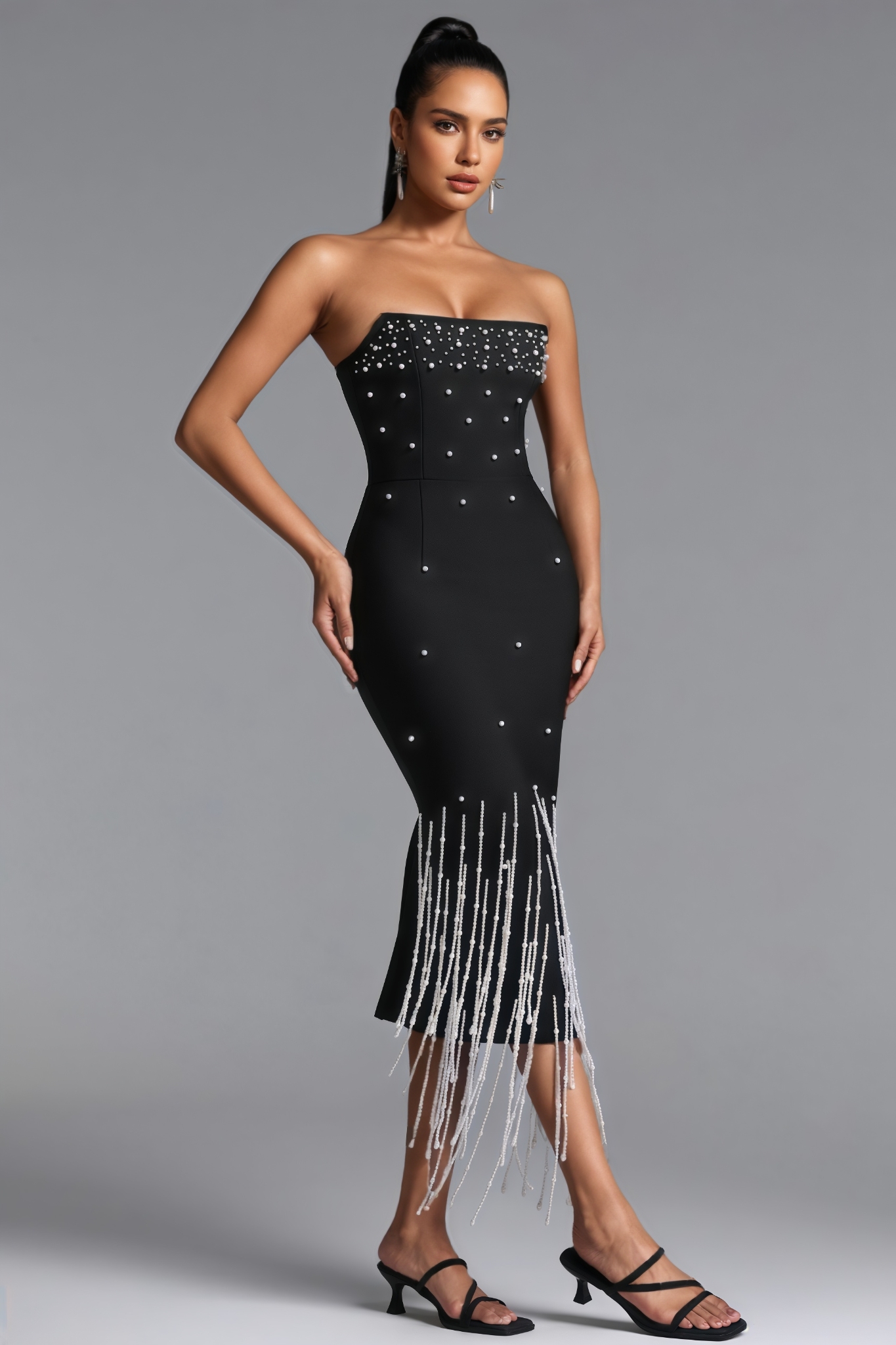 casual corset maxi dress Thats So Fetch | Aderyn Satin | Black Right Now Midi Slip Sweetheart neck wedding dress Size:IT 42.5 - US 11.5 to 12 and effortlessly flattering