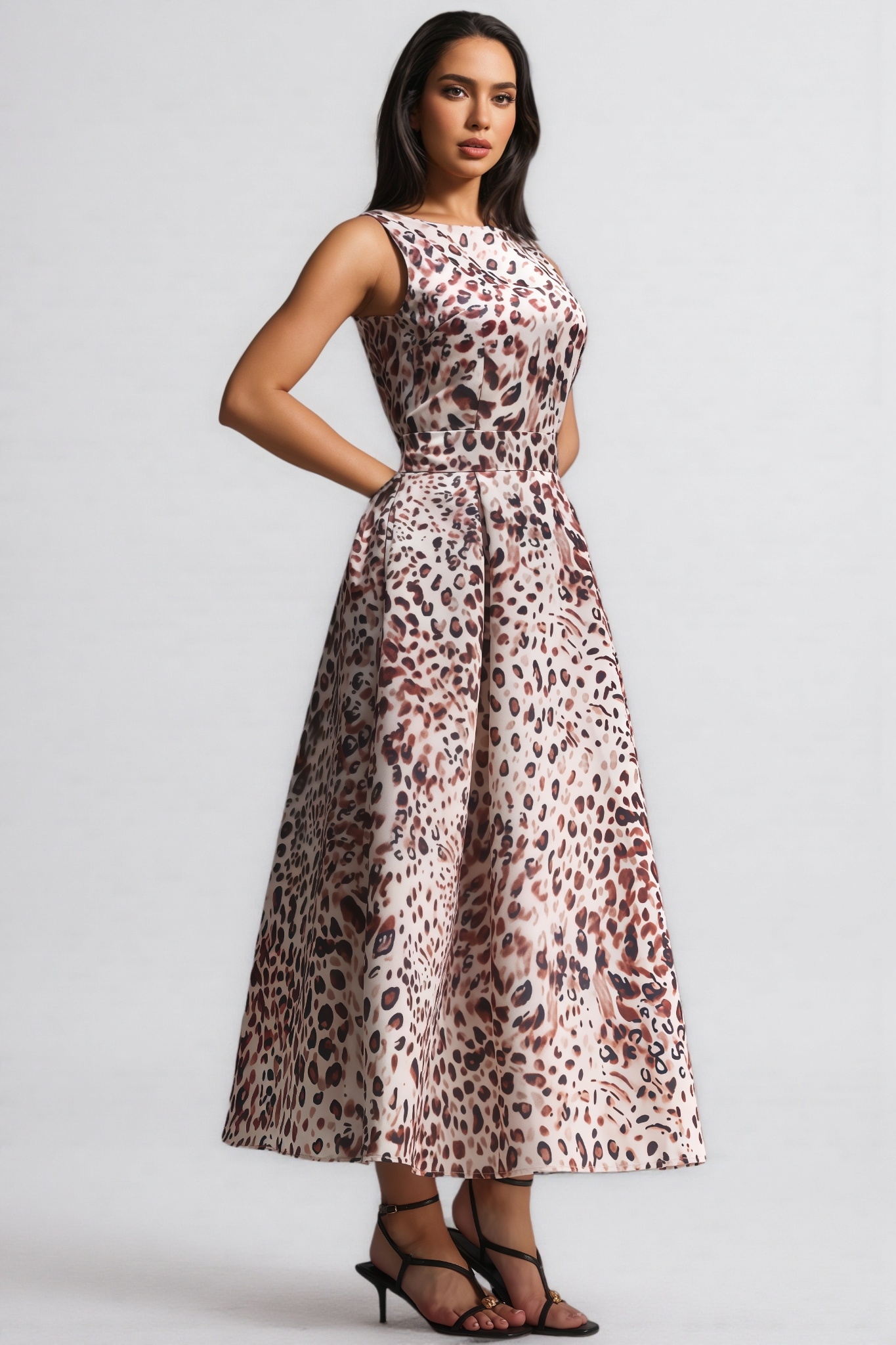 Stevie Sleeveless Printed Maxi Dress