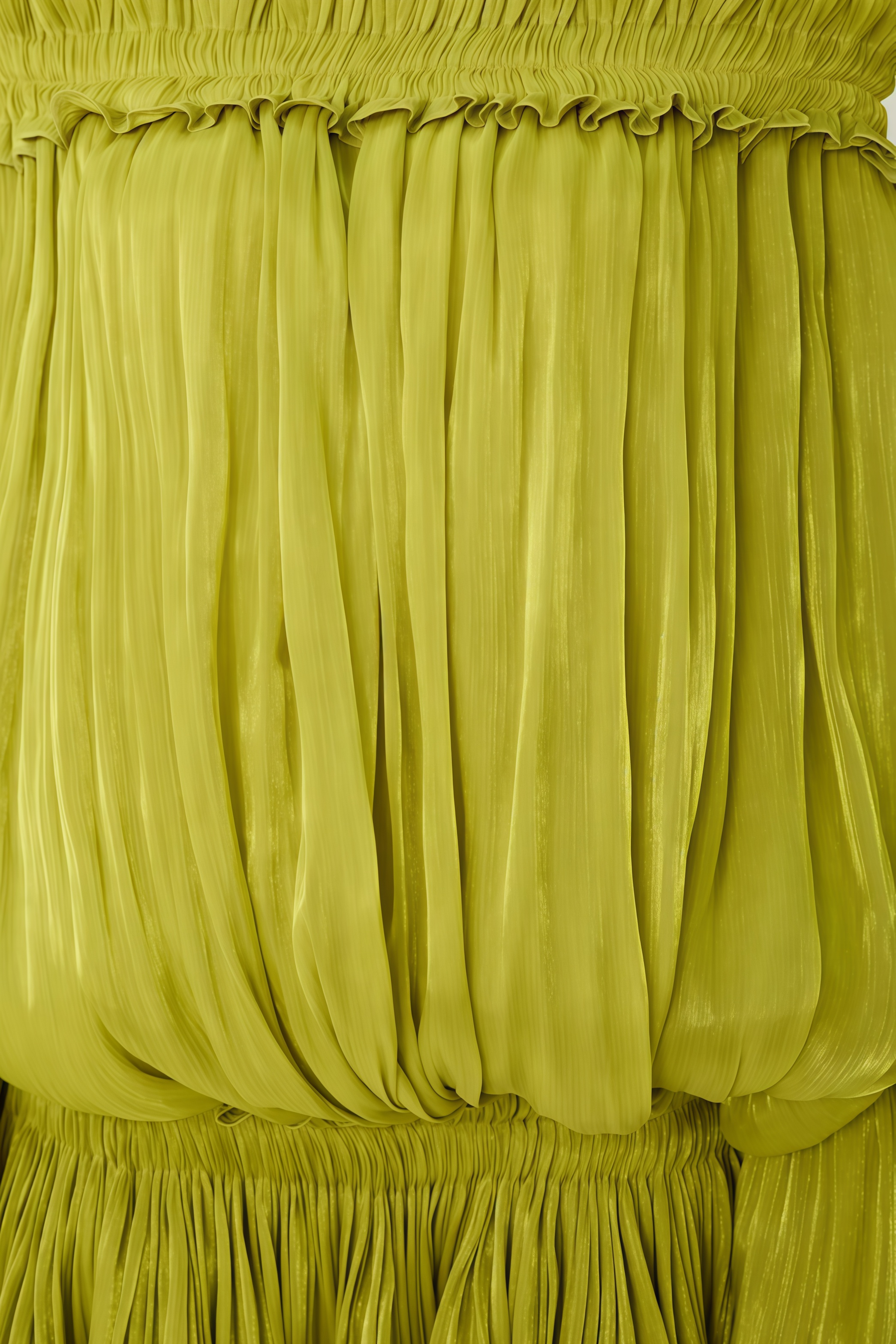 Broklin Green Off Shoulder Ruffle Mini Dress