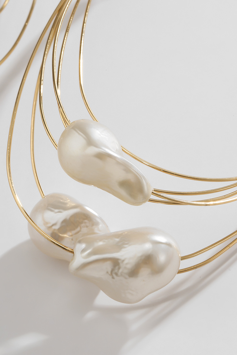 Kara Tassel Imitation Pearl Earrings