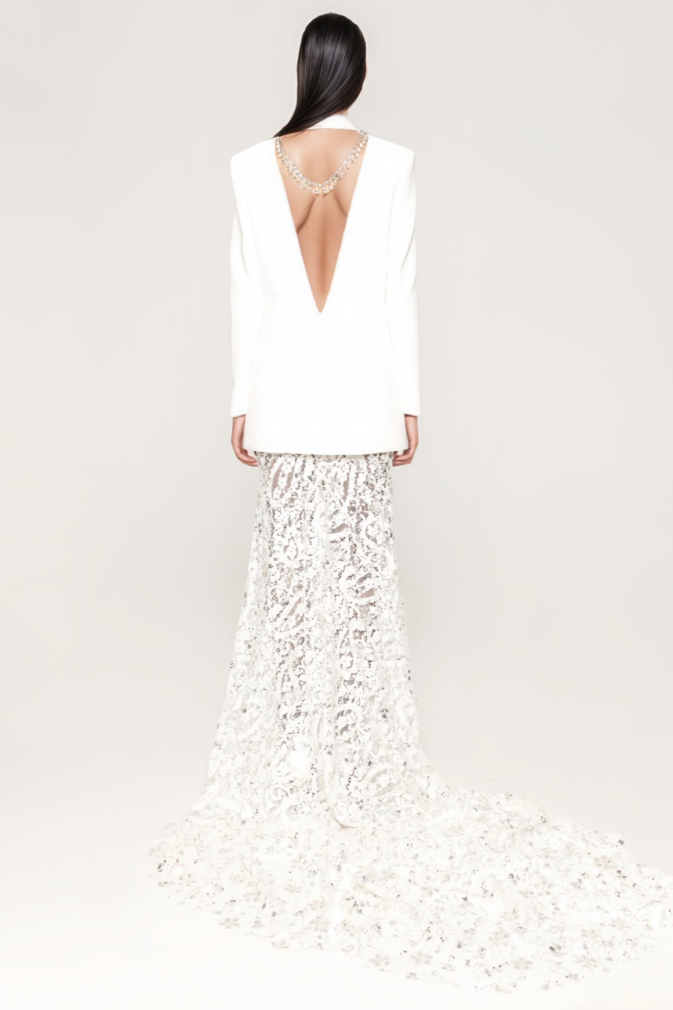 Kynancd Sequin Embellished Lace Maxi Dress Set