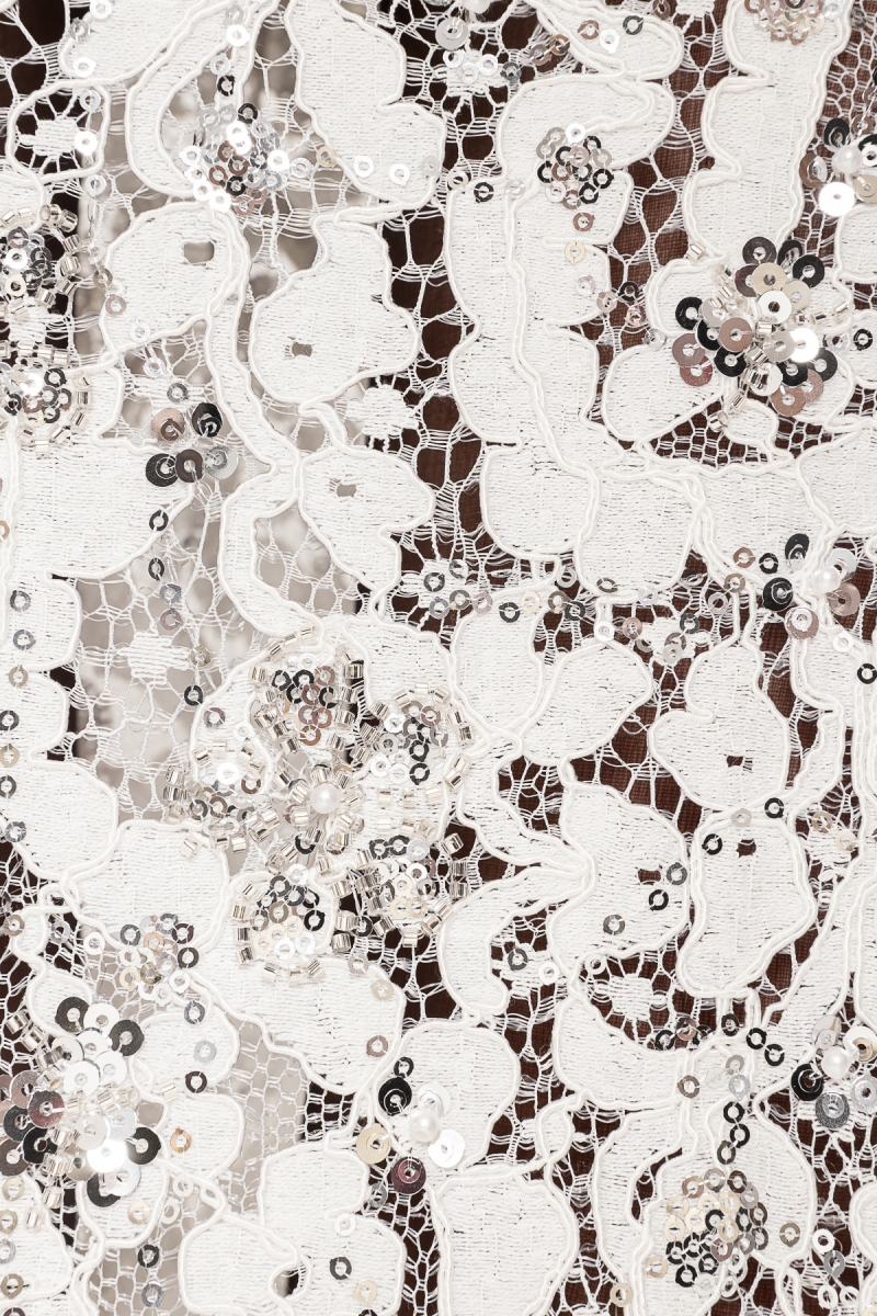 Kynancd Sequin Embellished Lace Maxi Dress Set