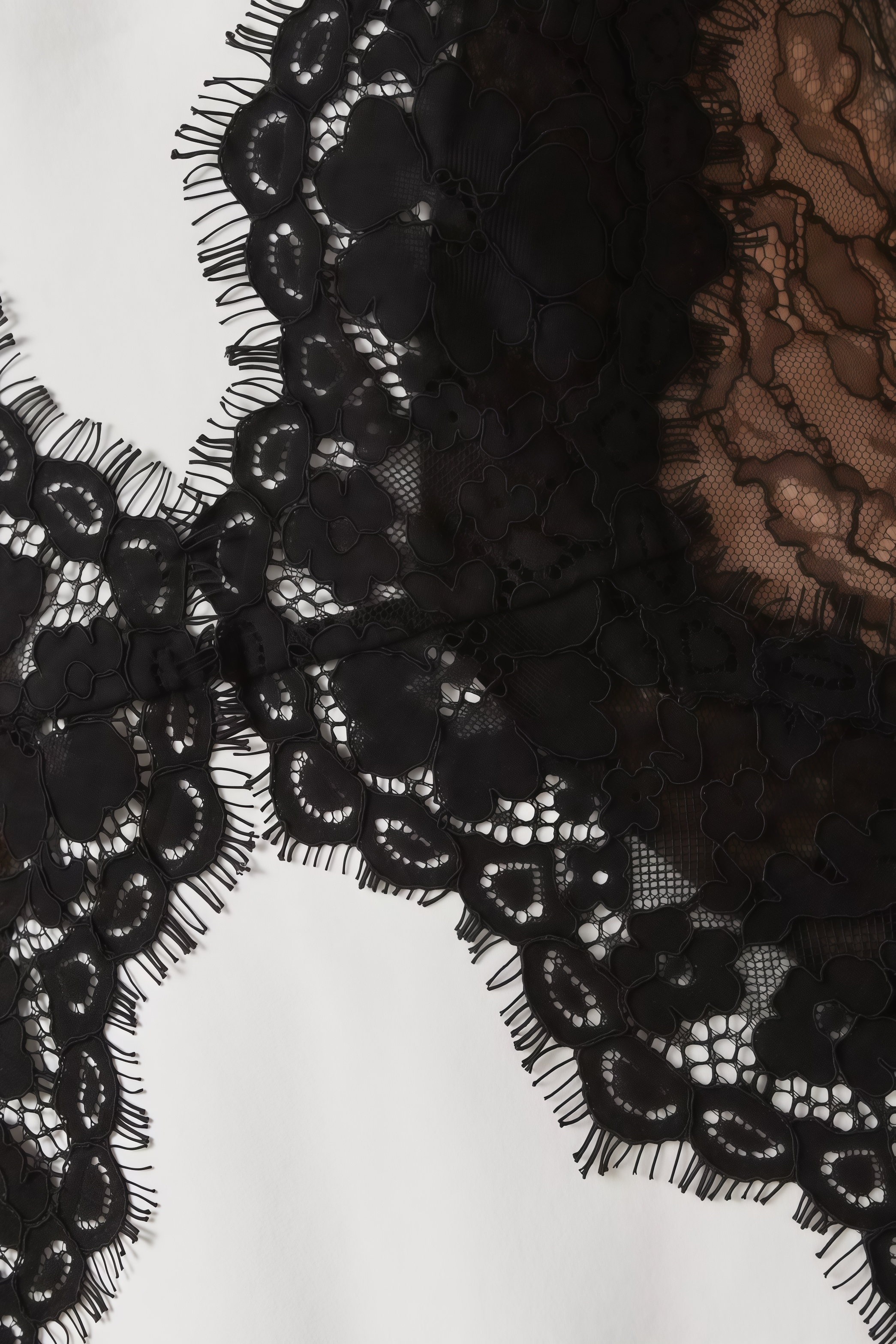 Kellan Crepe And Lace Open Back Maxi Dress