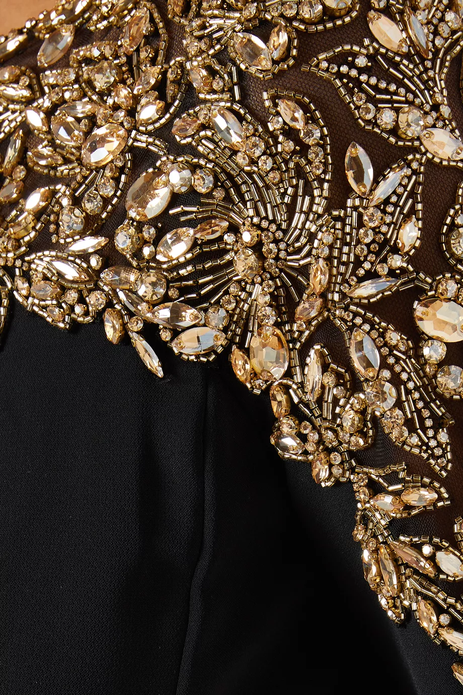 Sibyl Black Long Sleeve Sequin Maxi Dress