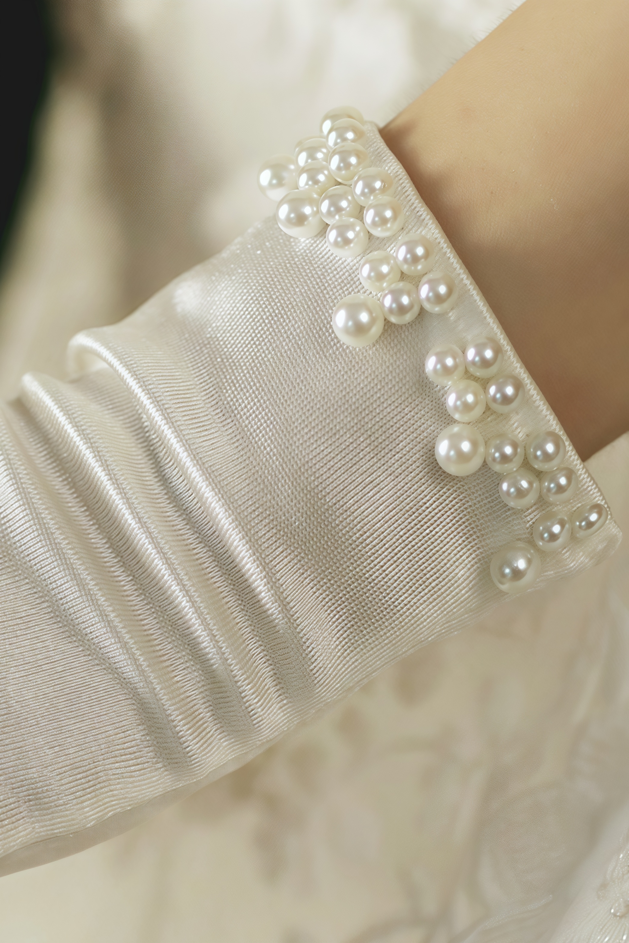 Drelf White Pearl Gloves