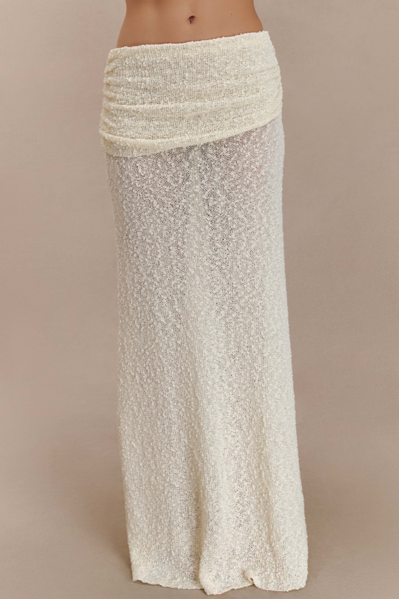 Josephine Ruched Knit Maxi Dress Set