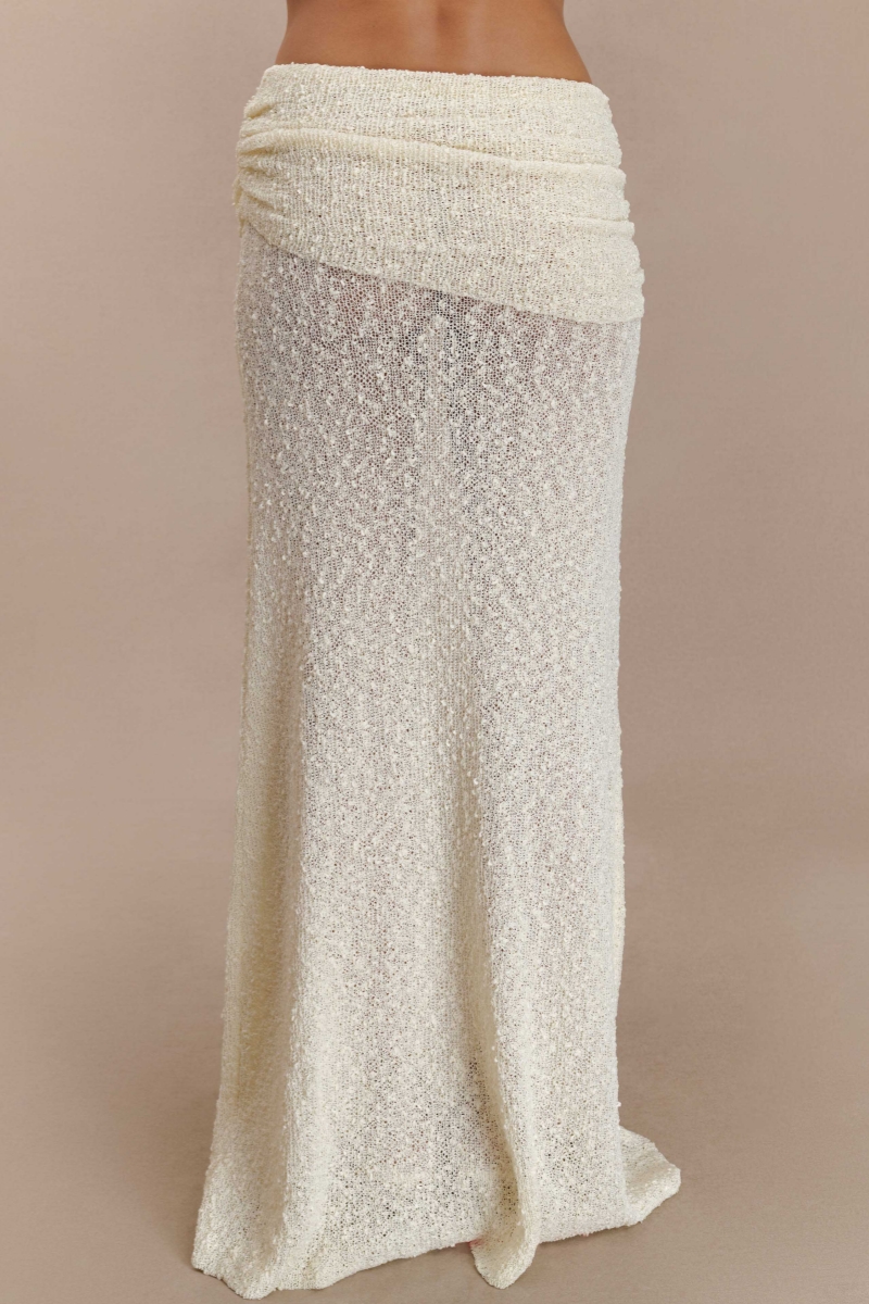 Josephine Ruched Knit Maxi Dress Set