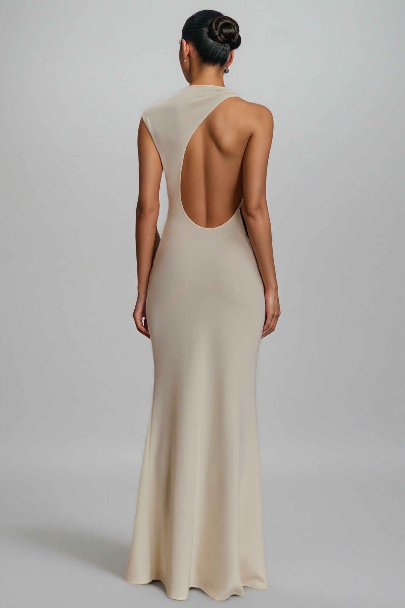 Keithas Jersey Cut Out Maxi Dress