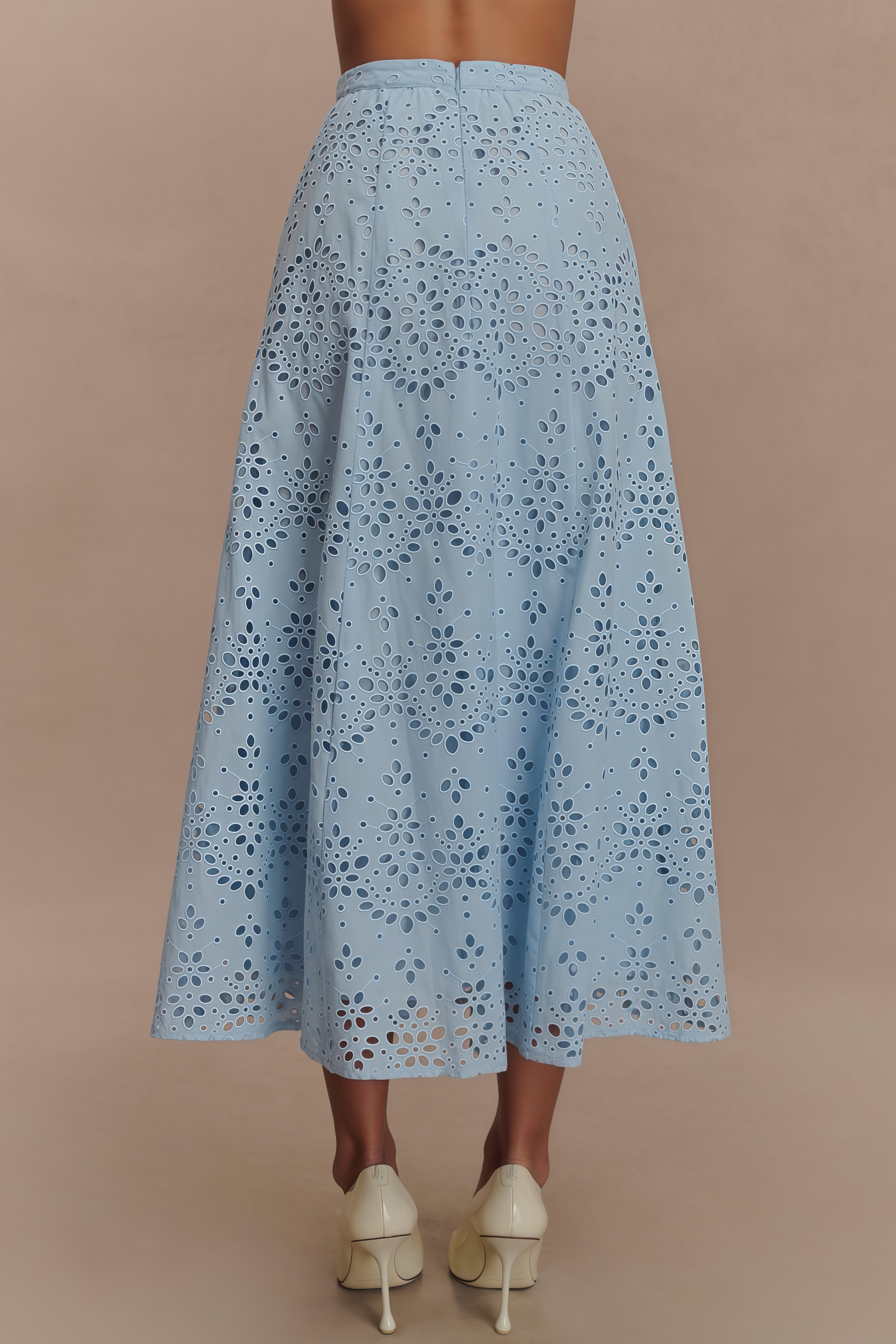 Zohary Blue Sleeveless Maxi Dress Set