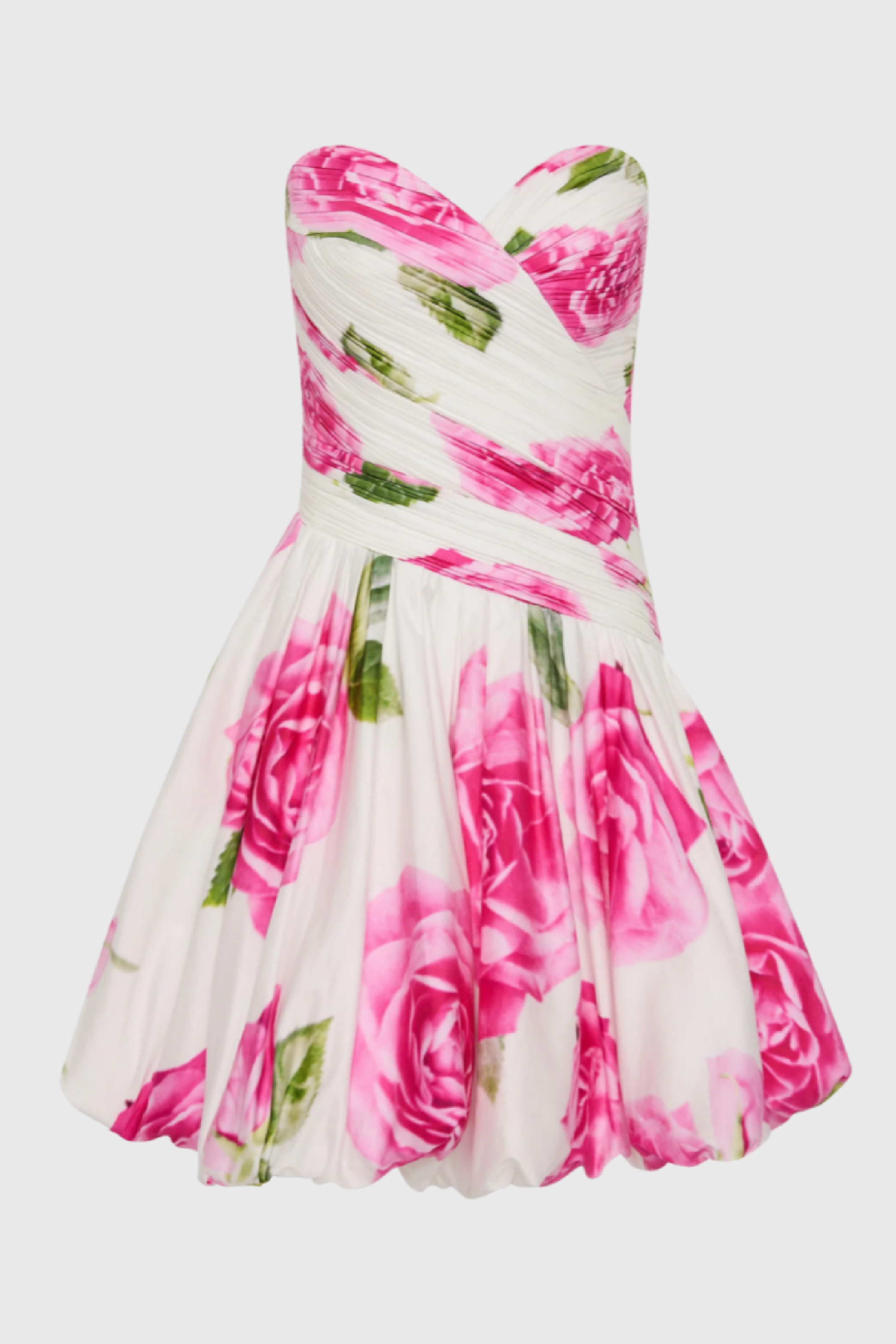 Deborah Strapless Ruffled Mini Dress