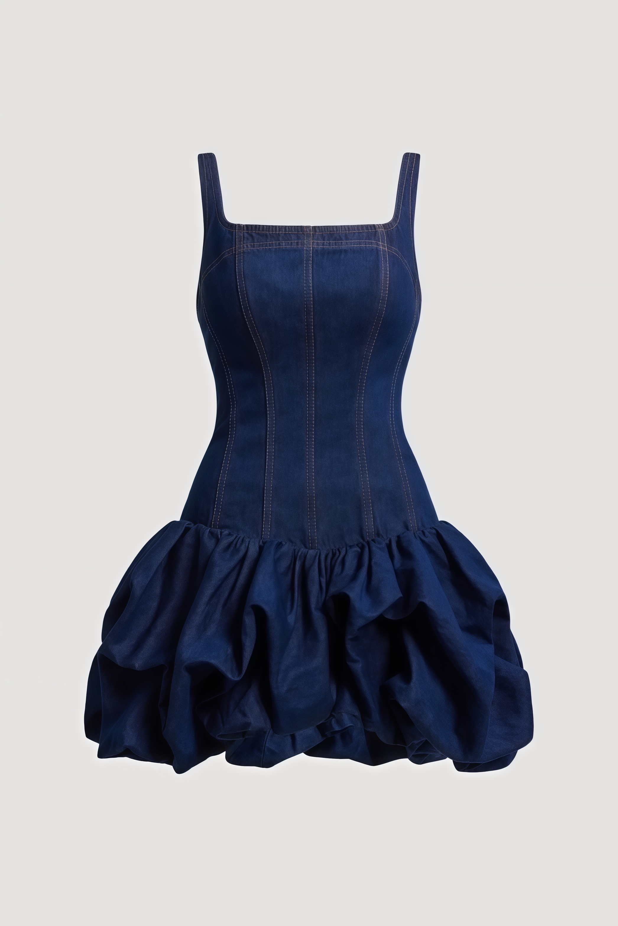 Stanlle Blue Sleeveless Mini Dress