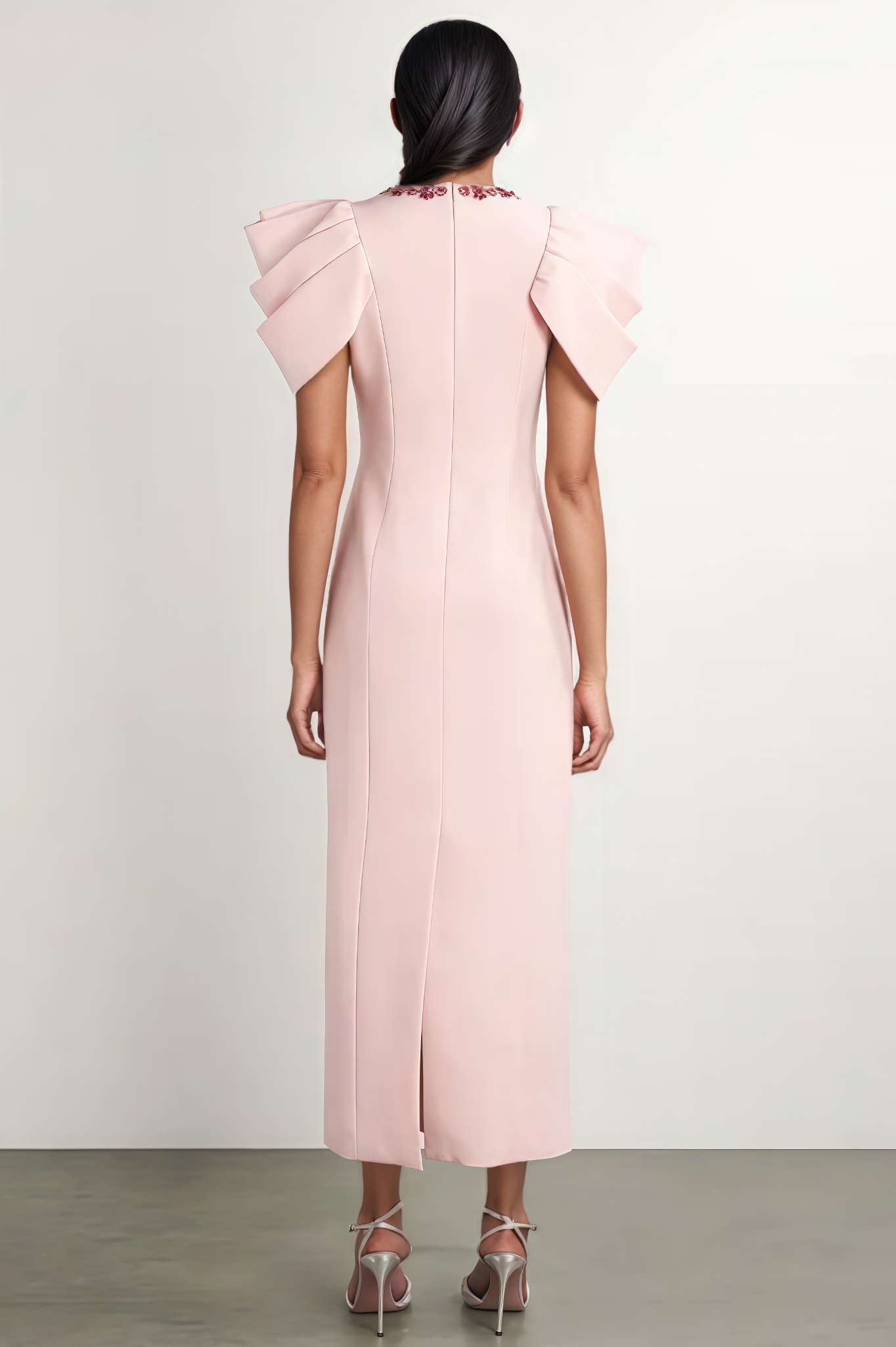 Madisen Pink Bandage Maxi Dress