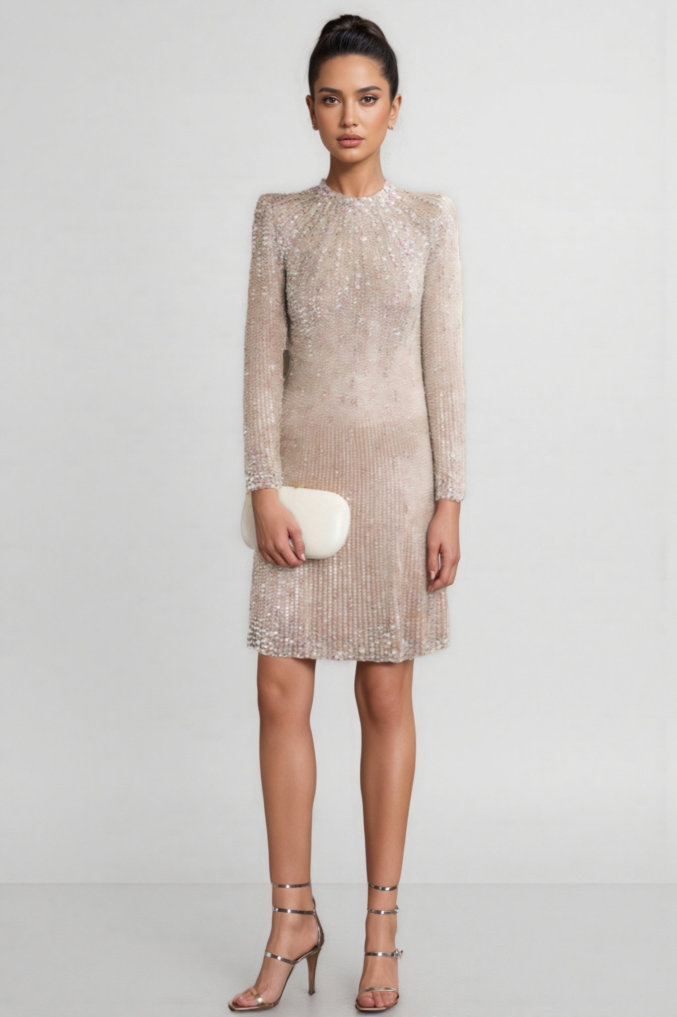 Eclipsk Crystal Crunch Paris Mini Dress