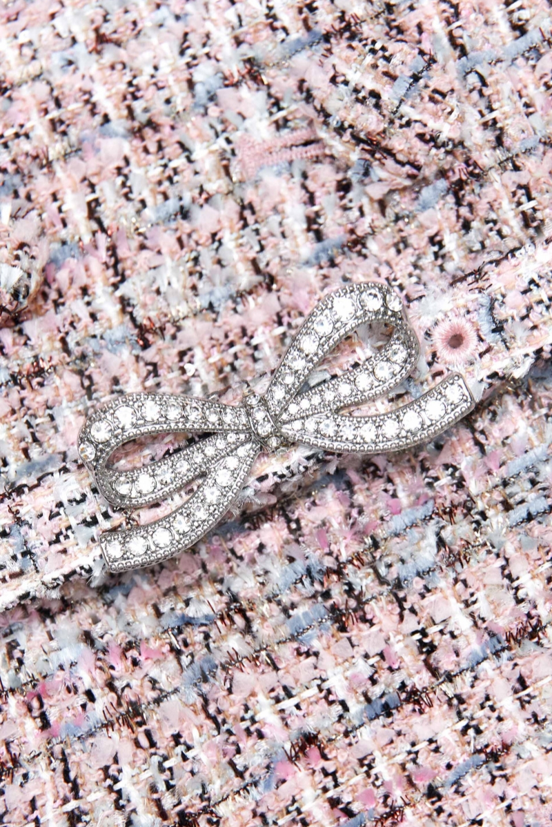 Lihamy Pink Layered Midi Dress