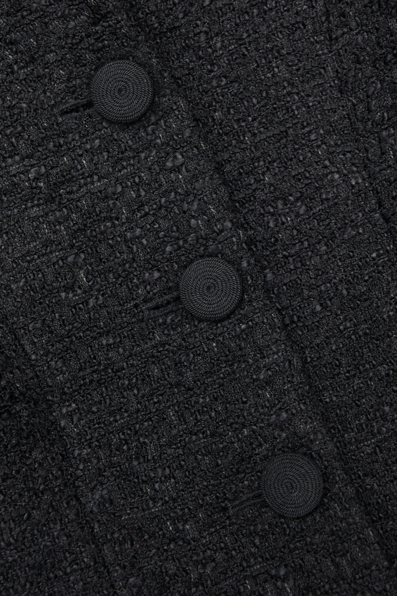 Dylanyul Black Blazer Maxi Dress Set