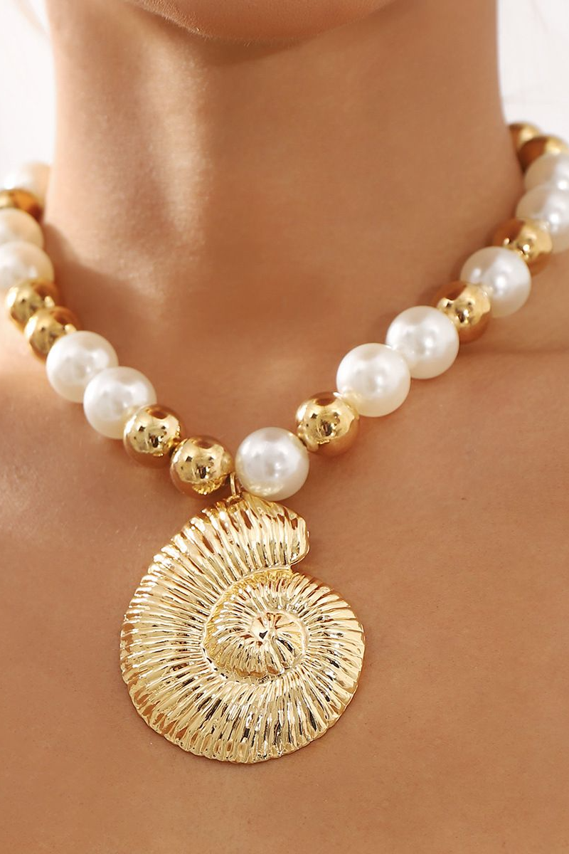 Vina Round Beads Mixed Color Necklace 