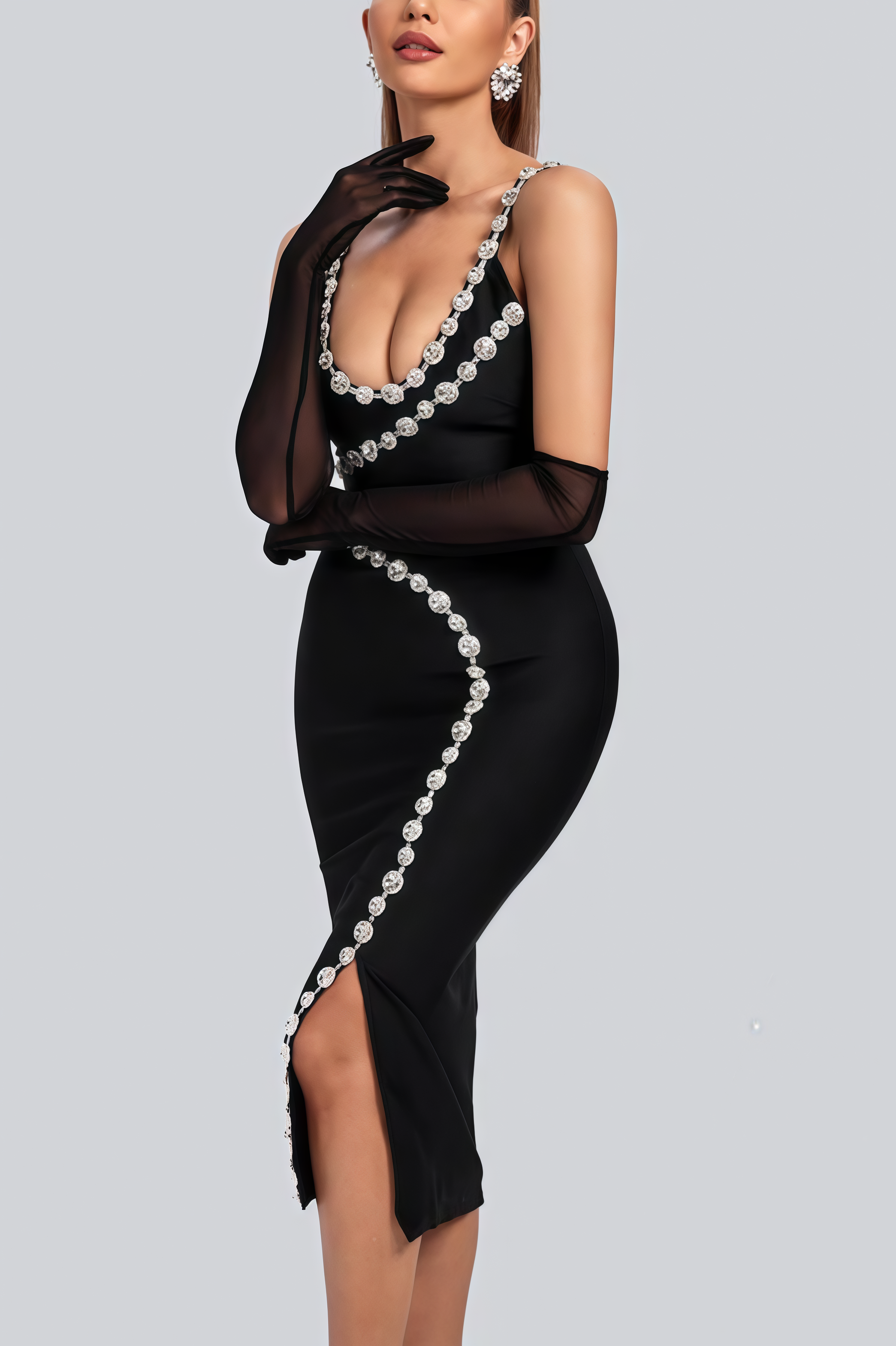 Wyntat Black Mesh Gloves