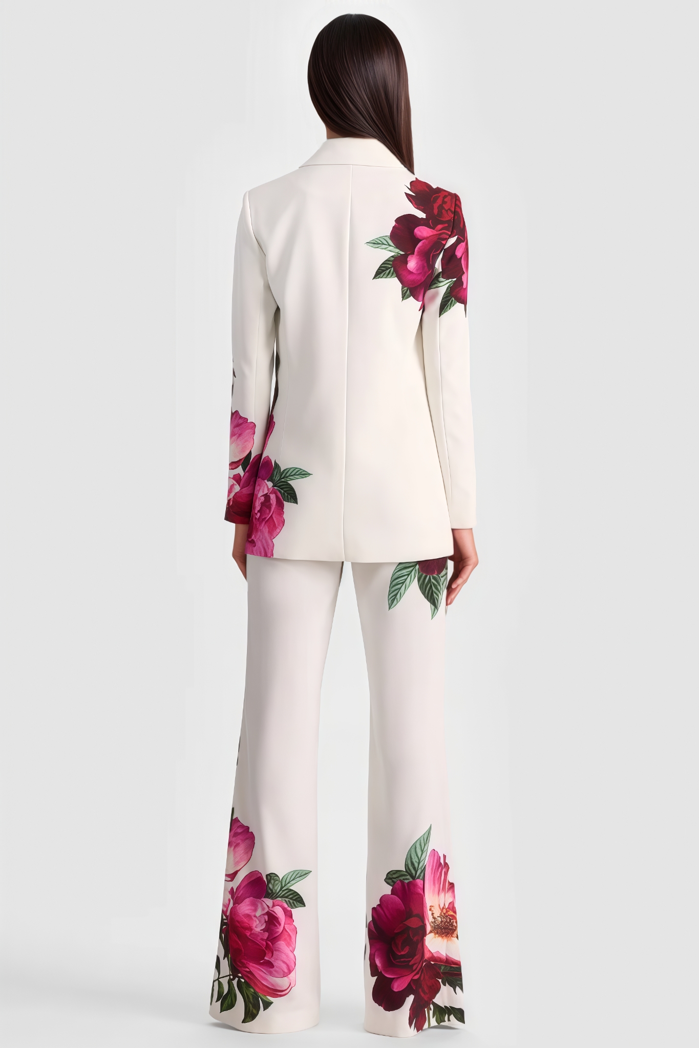 Savnah Floral Blazer Pants Set