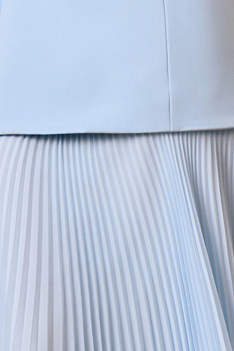 Vaslky Blue Sleeveless Maxi Dress
