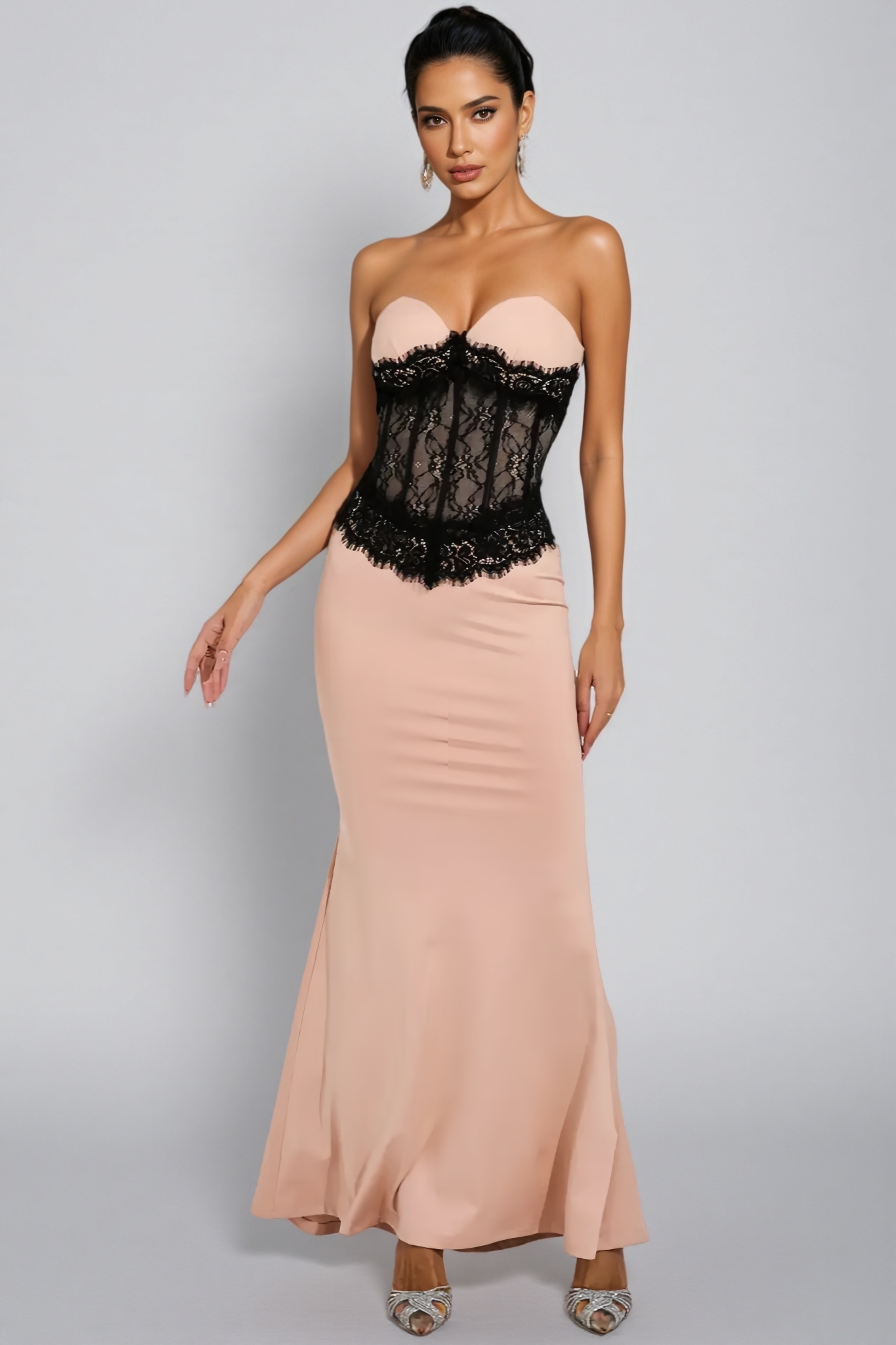 Prue Off The Shoulder Lace Bandage Dress