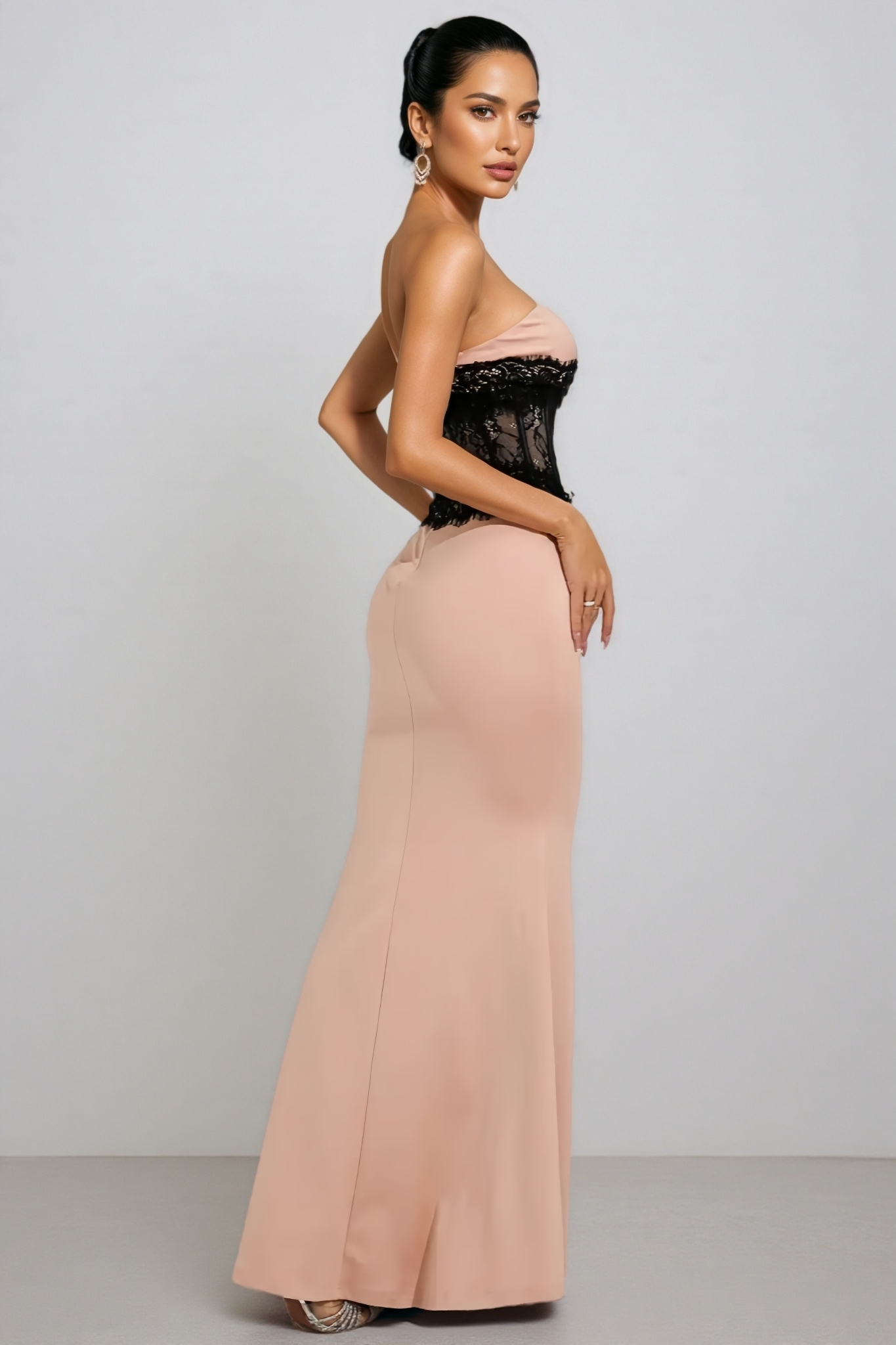 Prue Off The Shoulder Lace Bandage Dress