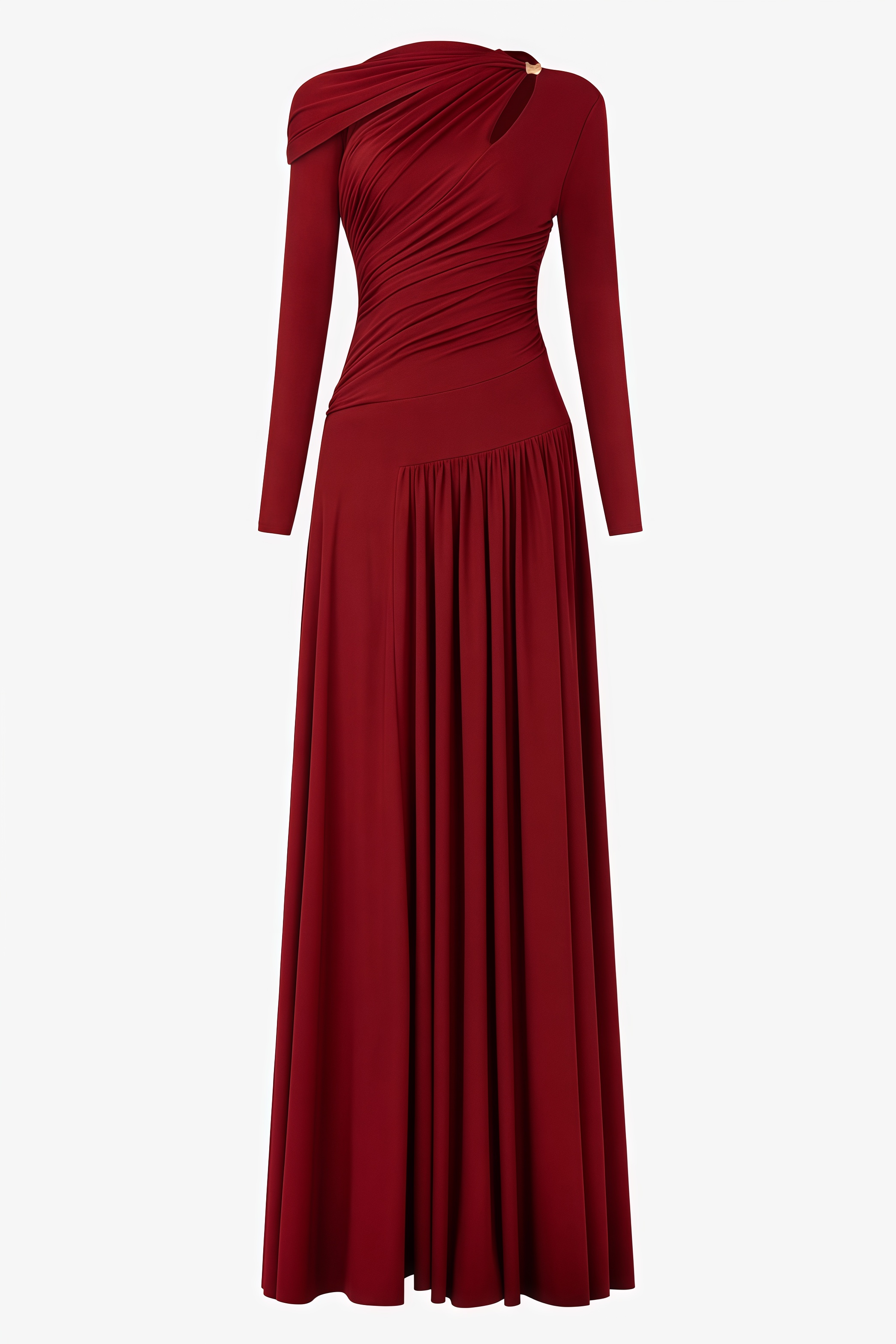 Silila Cut Out Long Sleeve Maxi Dress