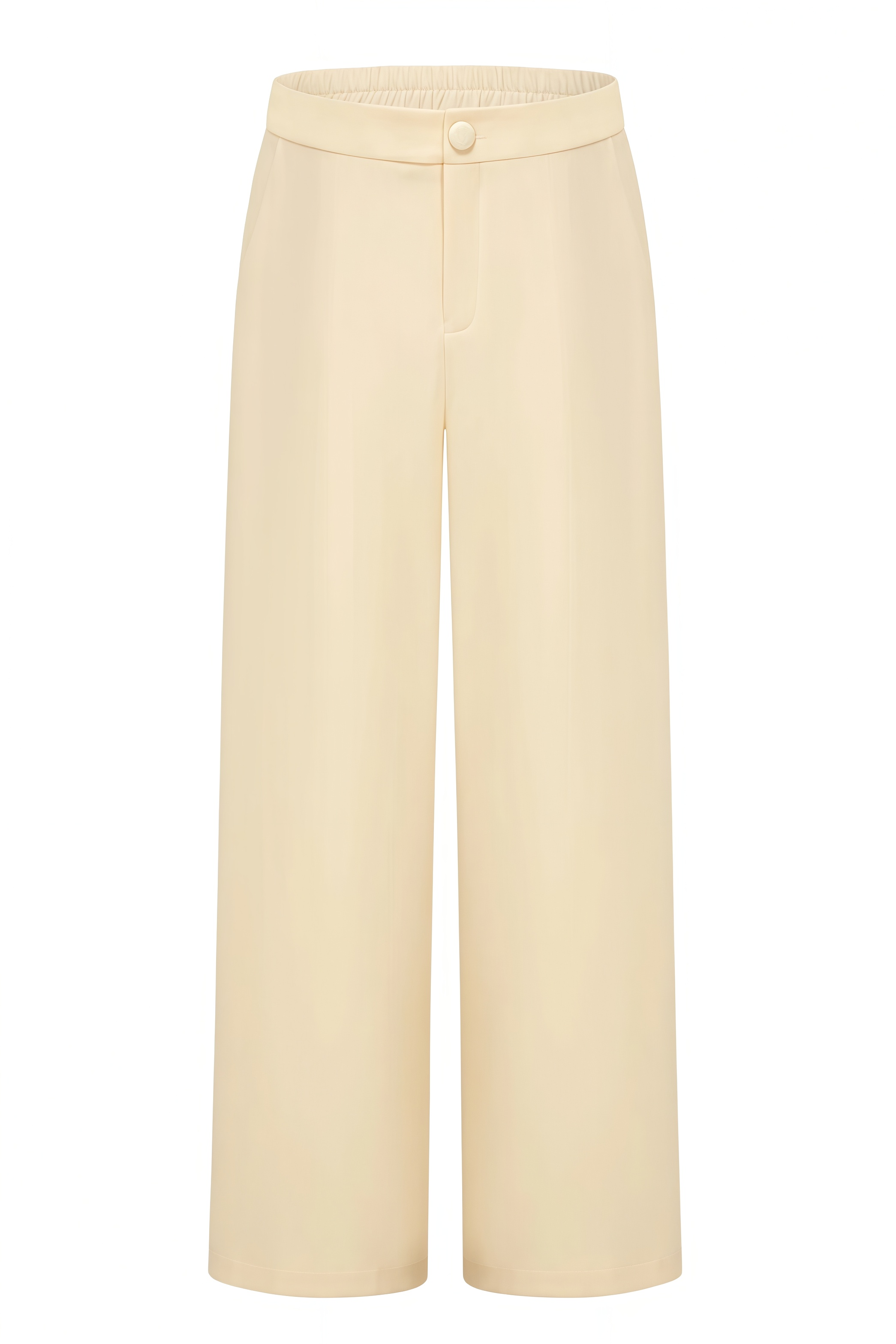 Firel Yellow Sleeveless Draped Cape Pants Set