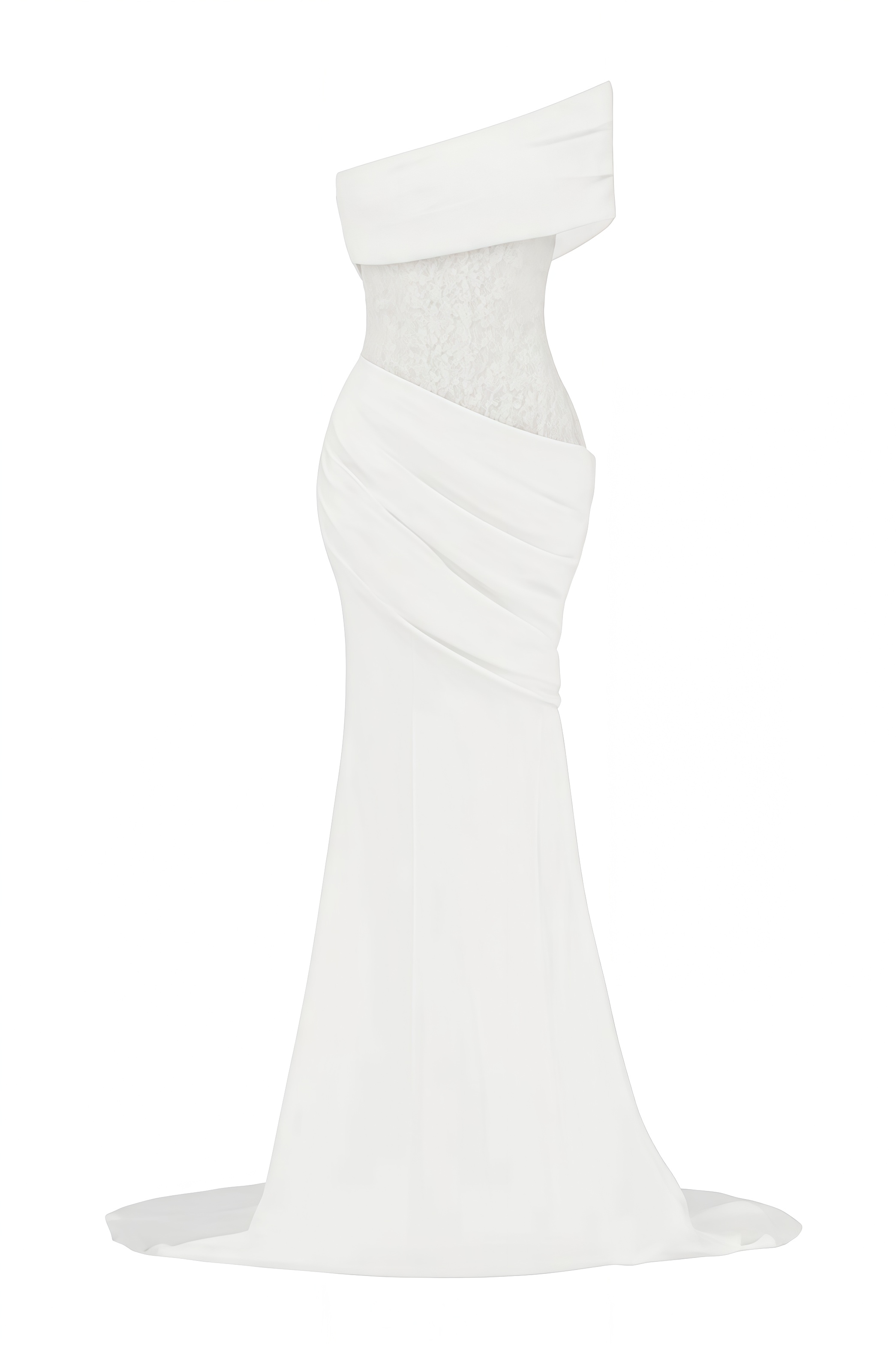 Lalcyon White One Shoulder Sequin Maxi Dress