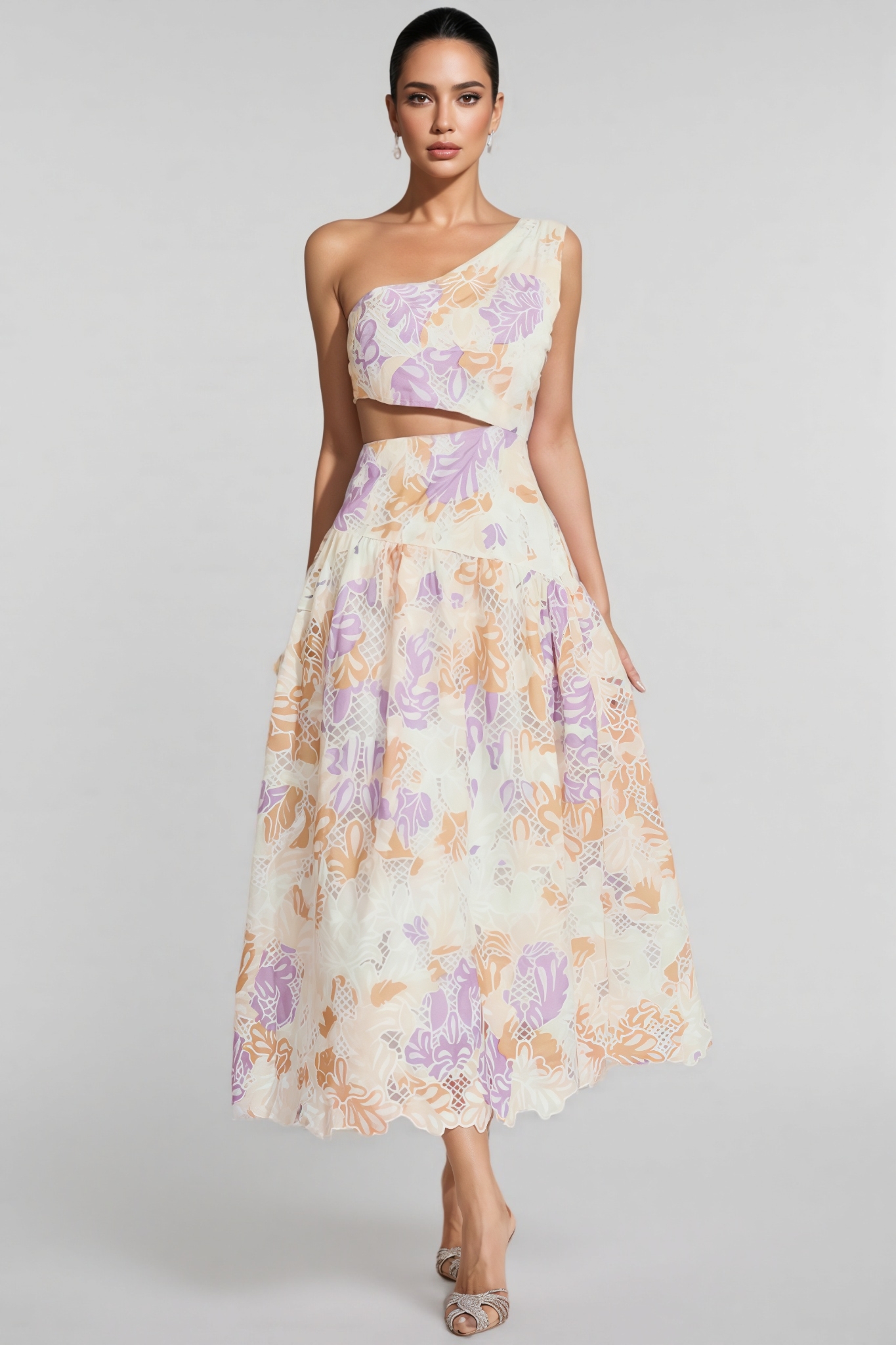 Garen Yellow Off Shoulder Maxi Dress