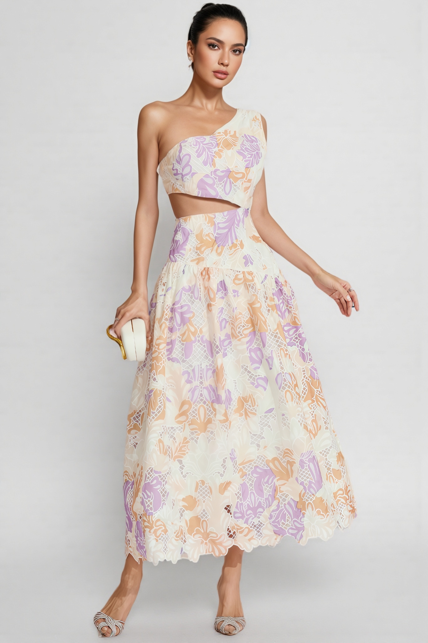 Garen Yellow Off Shoulder Maxi Dress