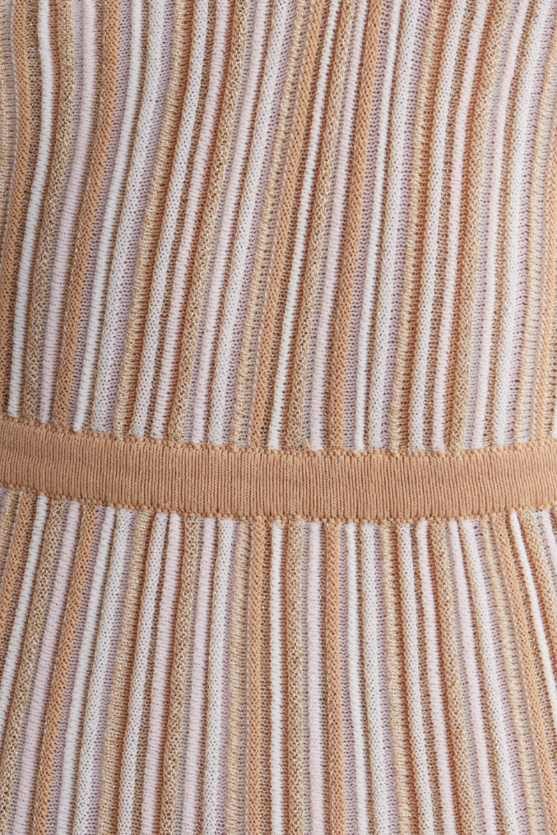 Jarigold Halter Stripe Midi Dress
