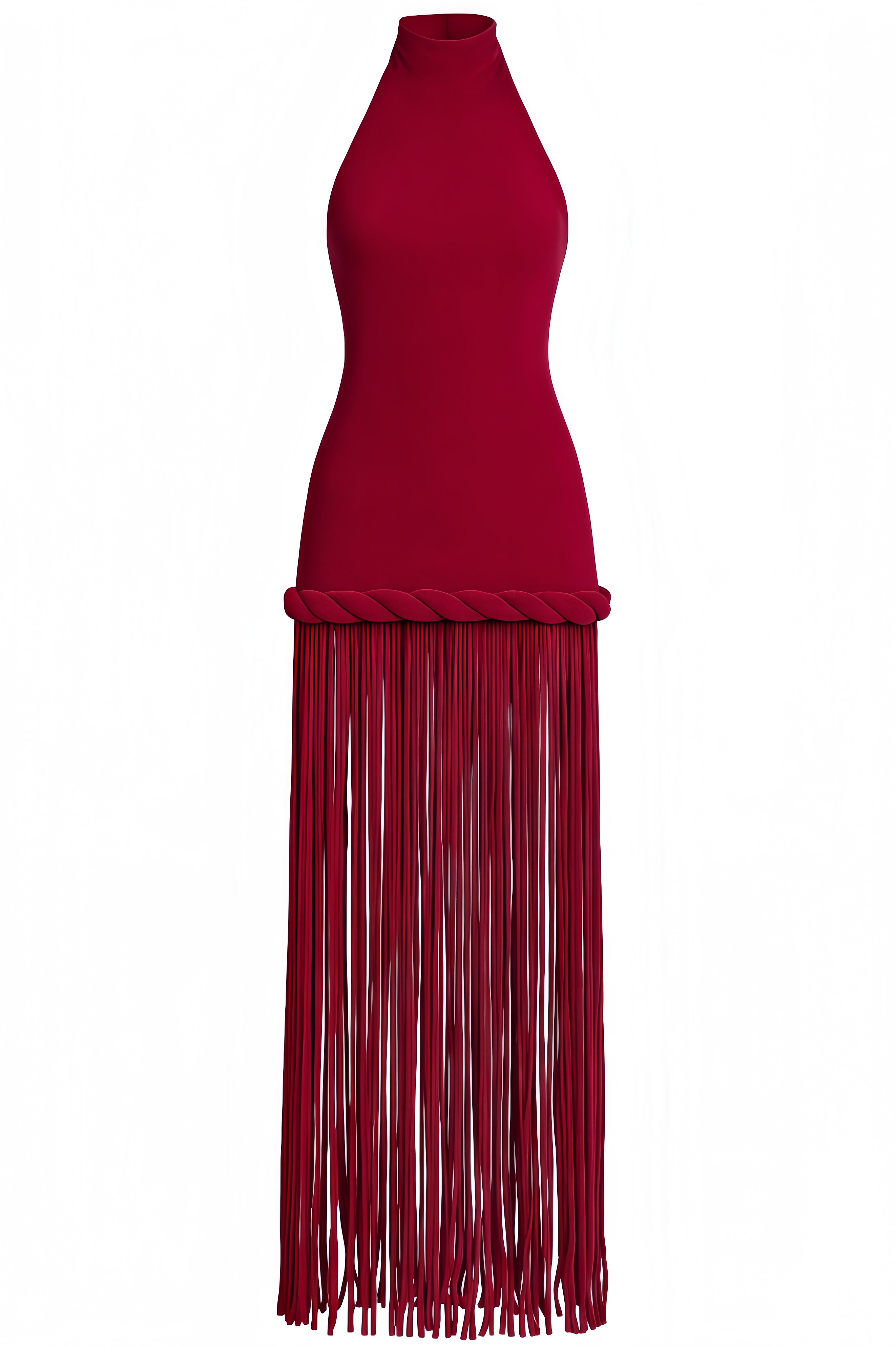 Anna Velvet Halter-Neck Maxi Dress