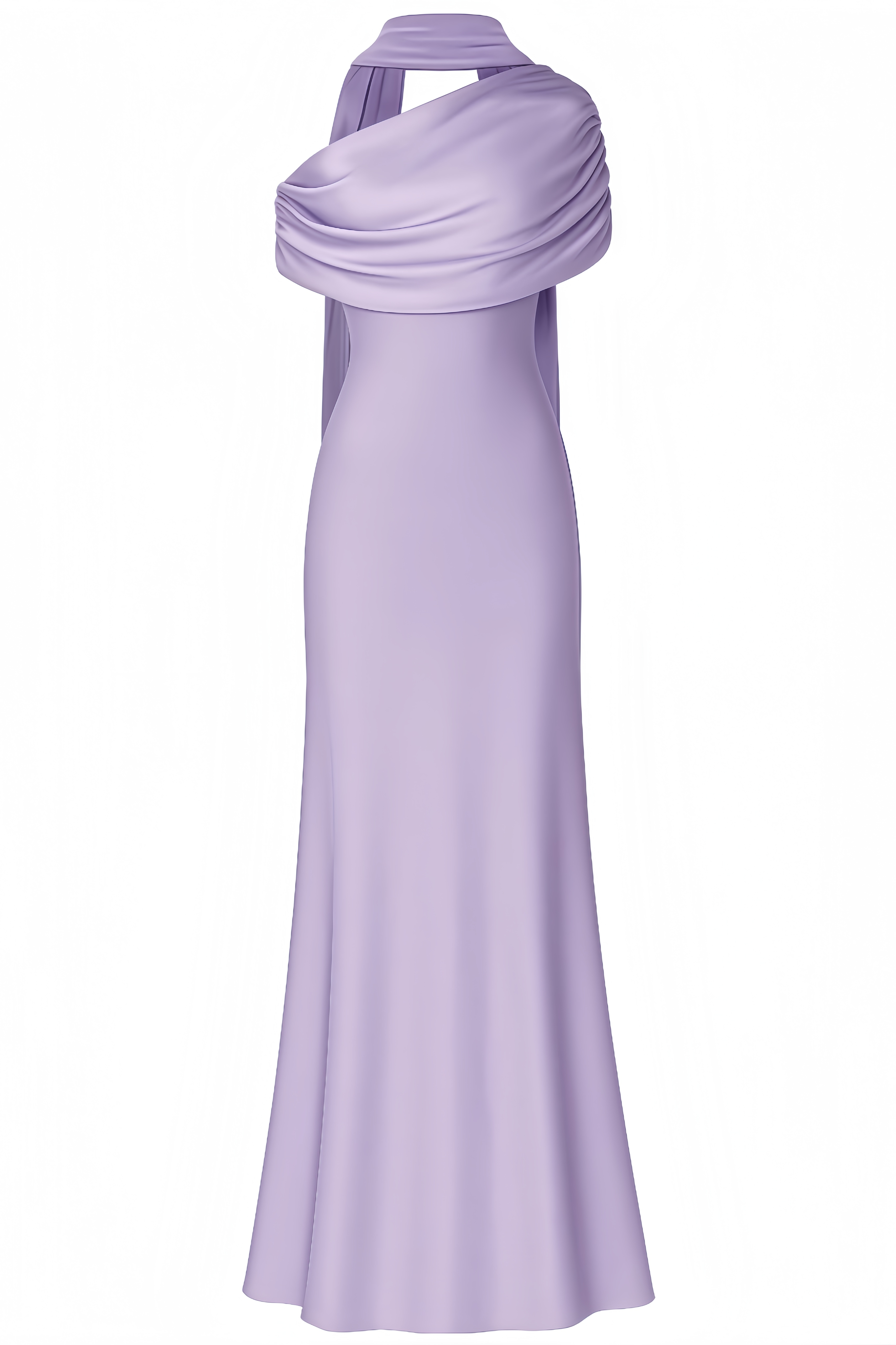 Tailored Pleated Maxi Dress