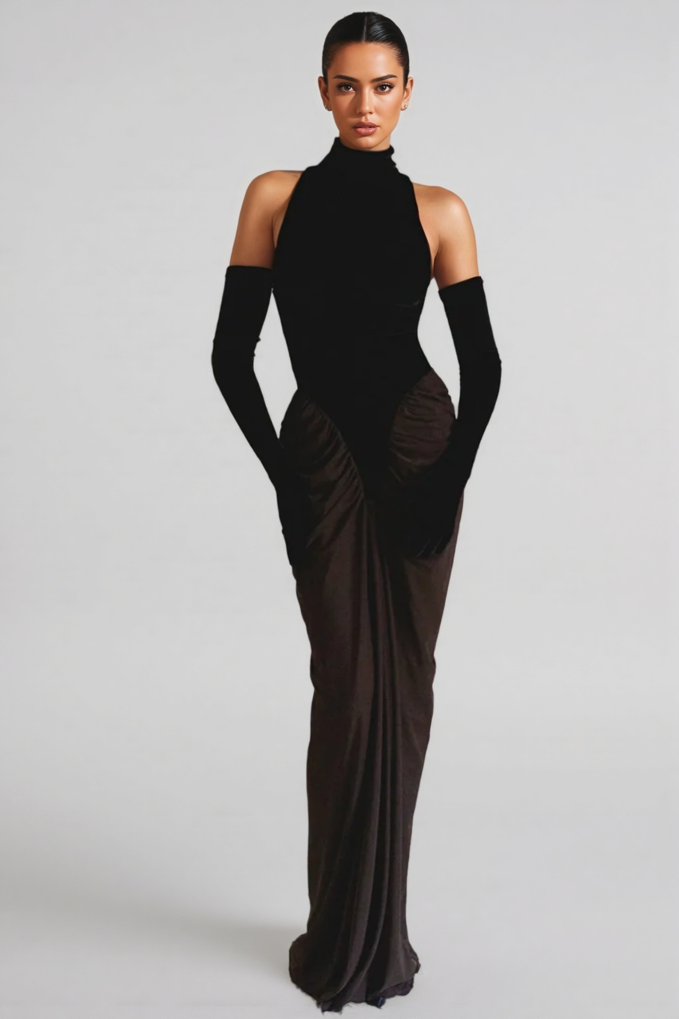 Faithan High Neck Sleeveless Maxi Dress