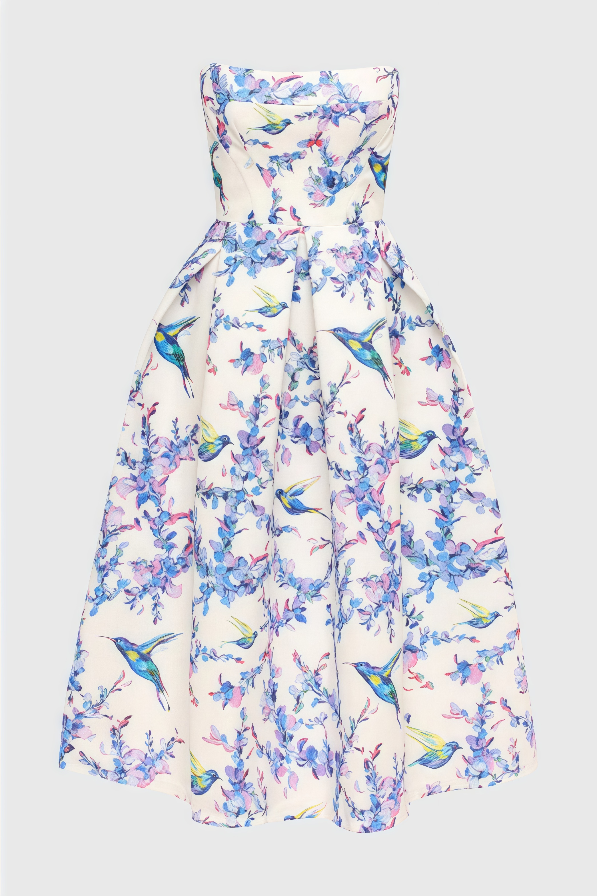 Stanl Floral Tie Midi Dress