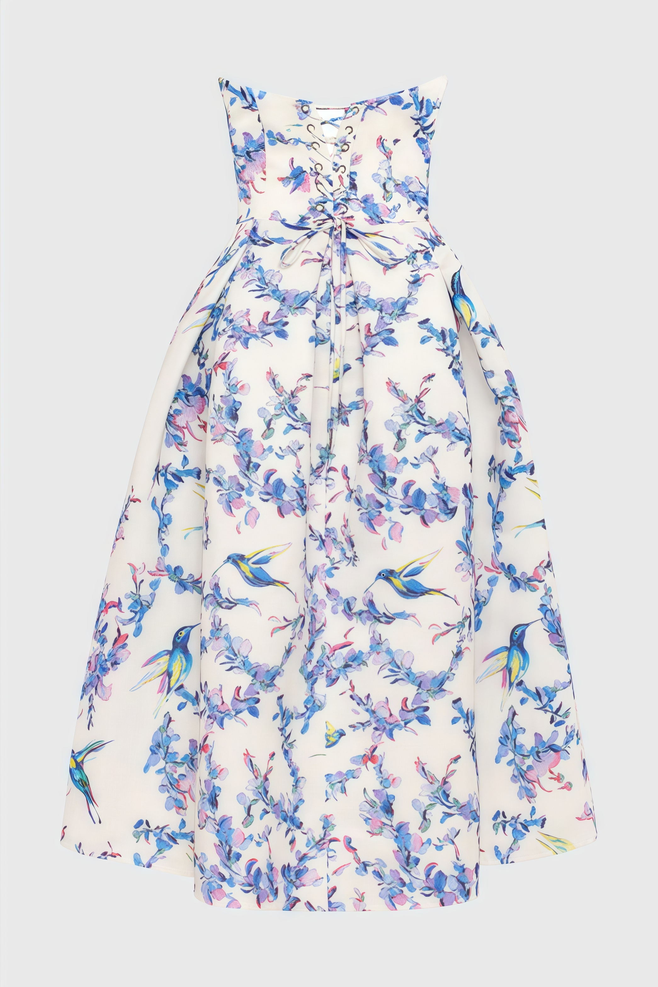 Stanl Floral Tie Midi Dress