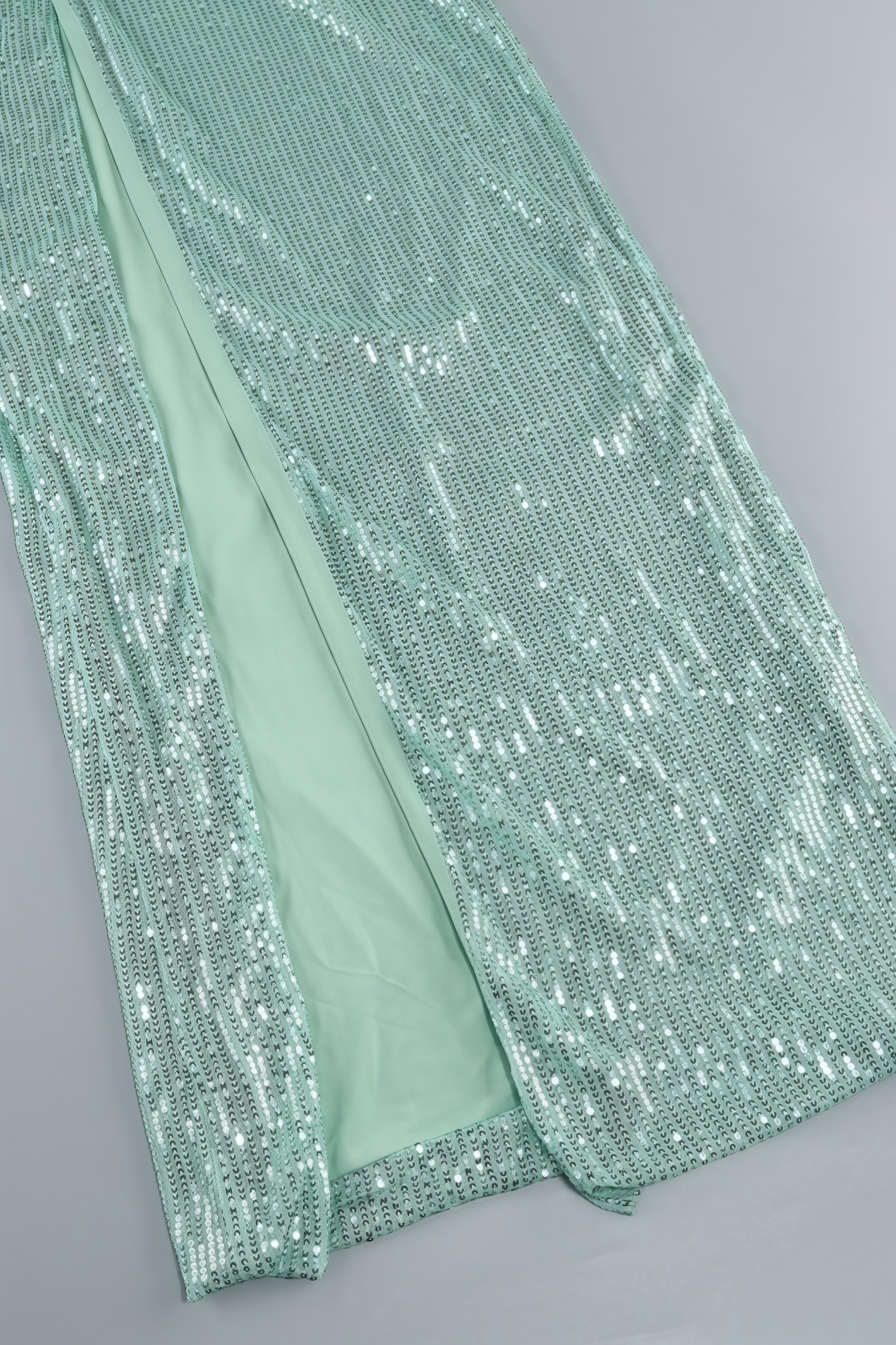 Jorah Halter Split Sequin Maxi Dress