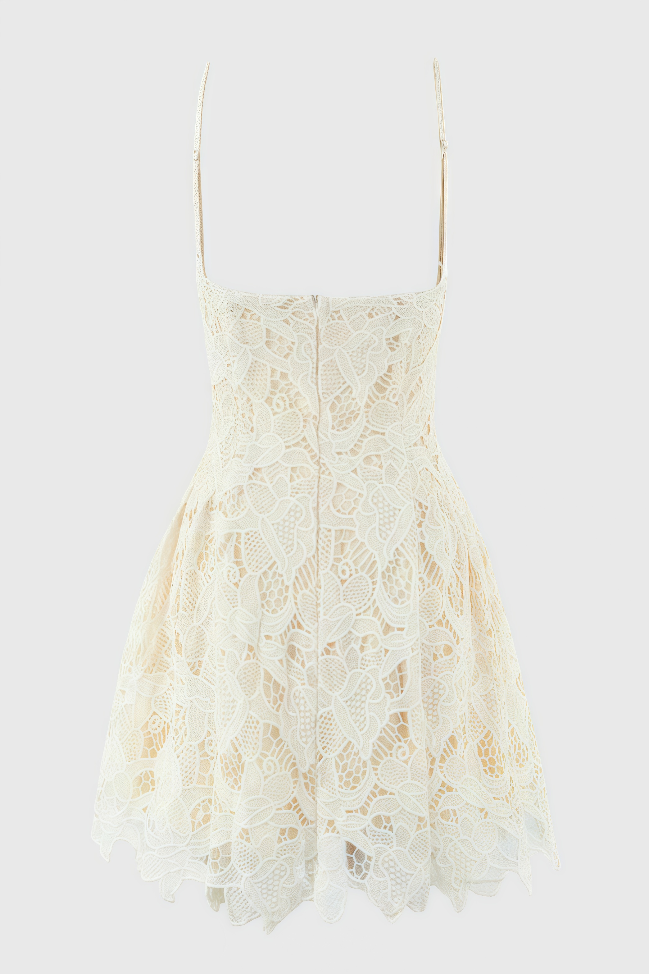 Kalvek Lace Sleeveless Mini Dress