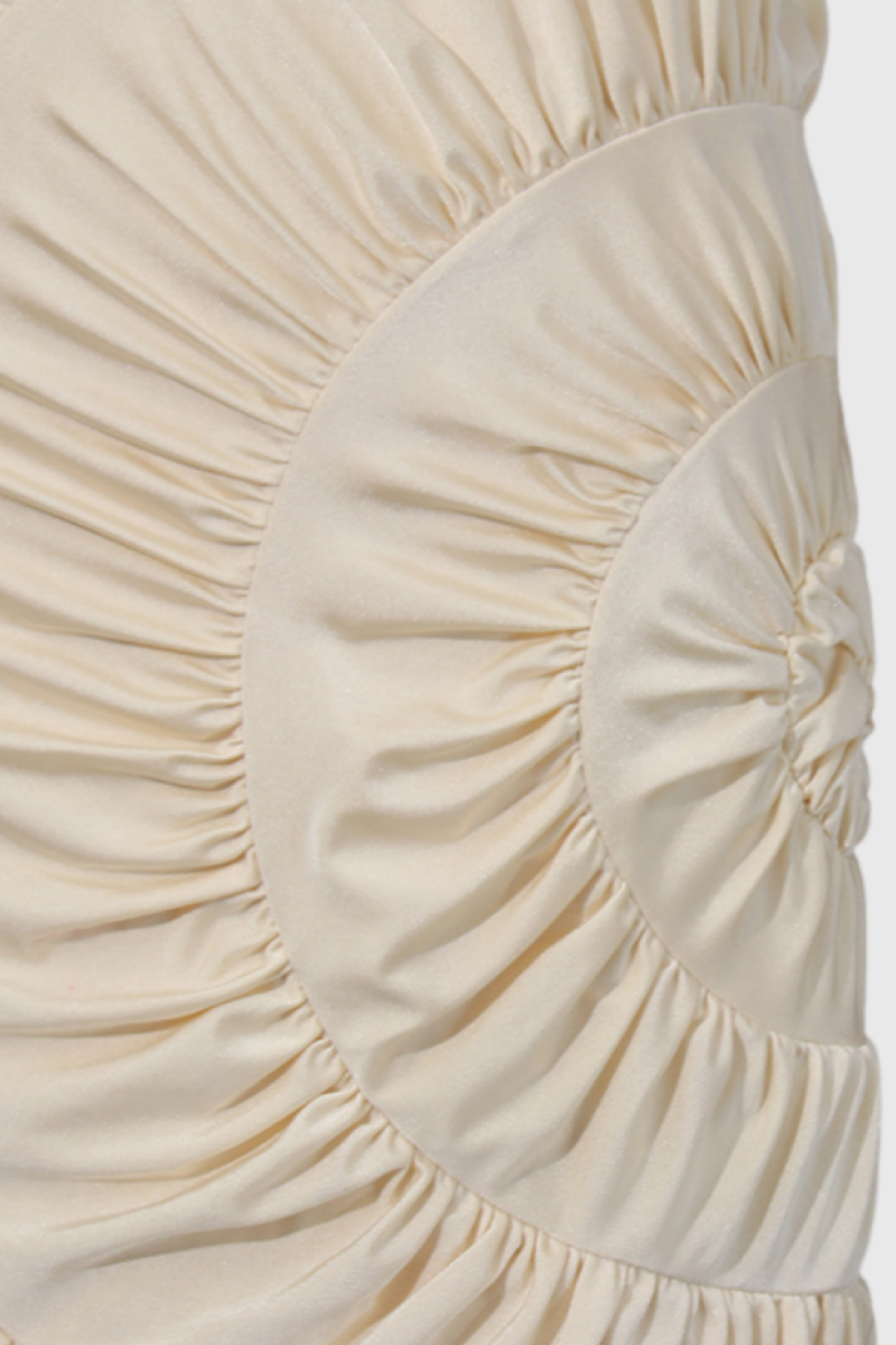 Qearl Halterneck Shirred Maxi Dress